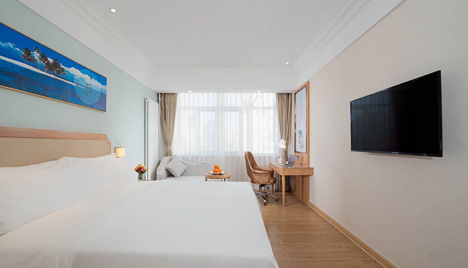 Zimmer - Vienna SanHao Hotel(Beijing Shijingshan Wandaxi Shougangyuan Gucheng subway station Hotel) Beijing Shijingshan Wandaxi Ancient City Subway