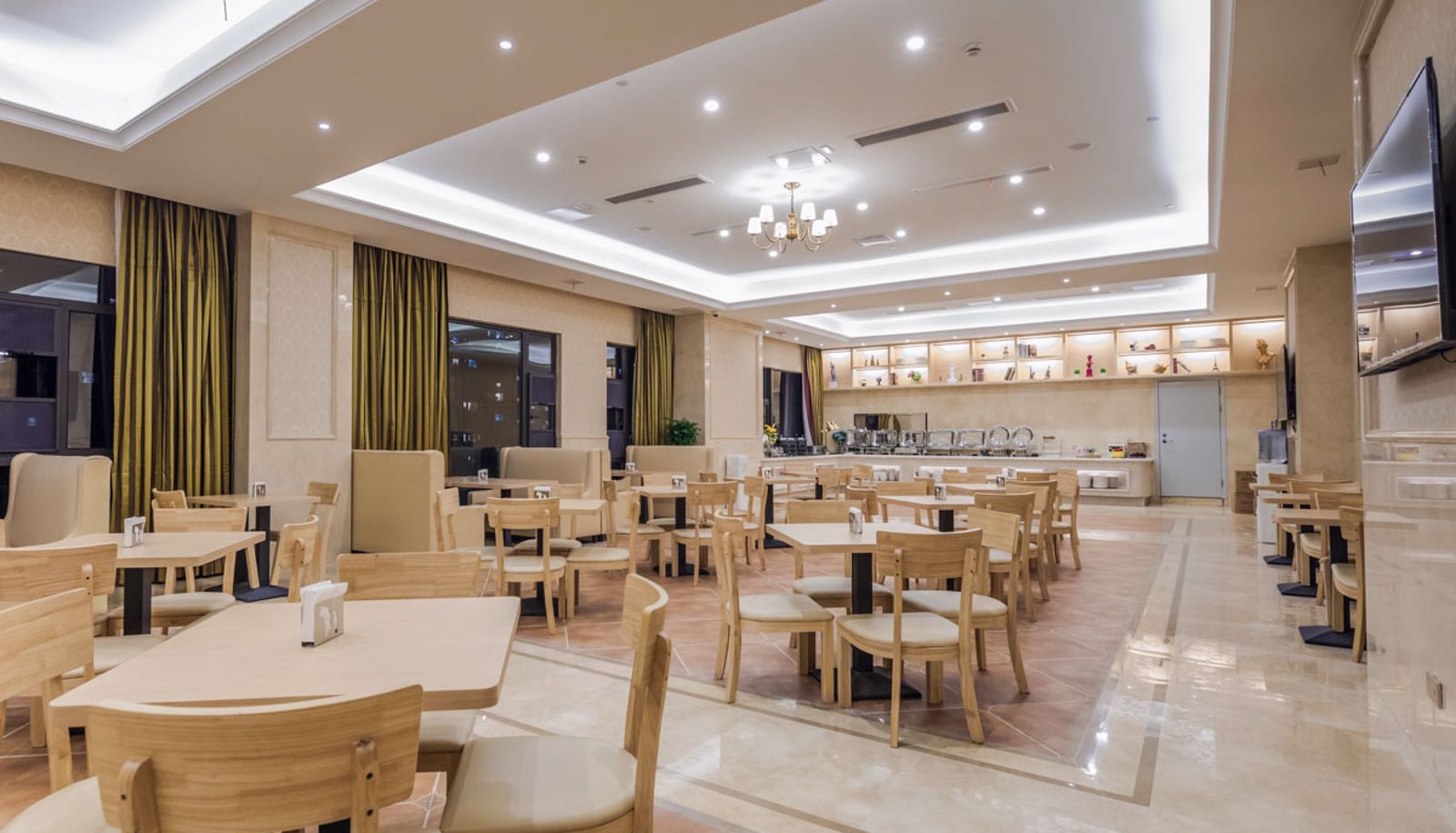 Restaurant - Vienna International Hotel Shanghai Hongqiao Natio Shanghai Hongqiao National Exhibition Center Beiqing Highway