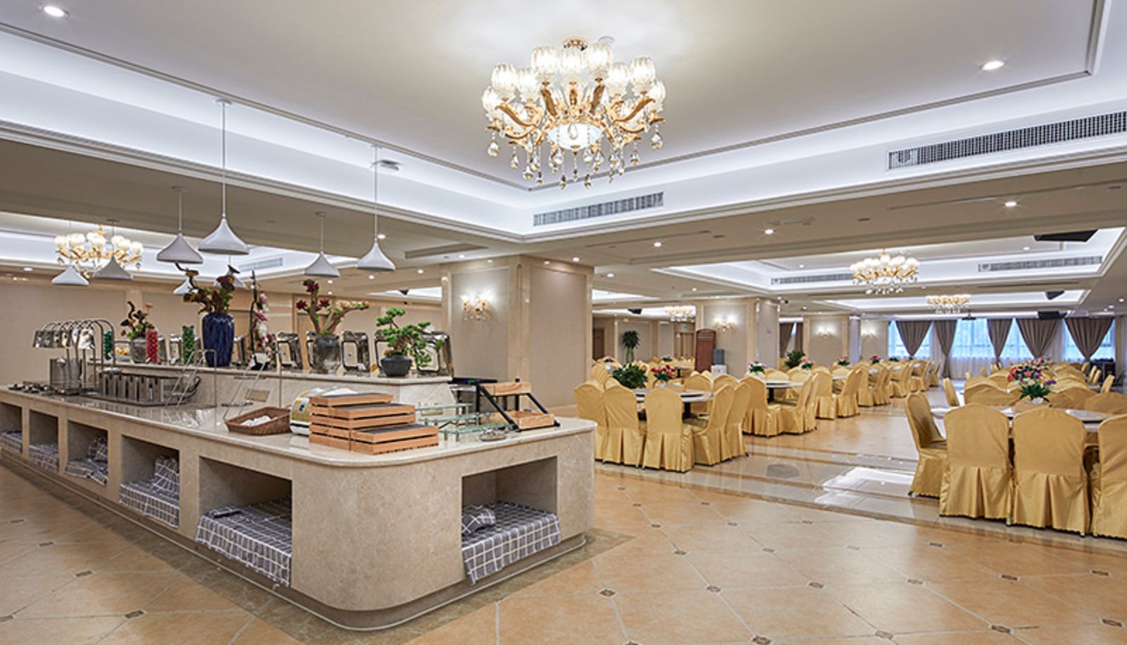 Restaurant - Vienna International Hotel Xi'an Chanba Internatio Xi'an Banba Silk Road Convention and Exhibition Center
