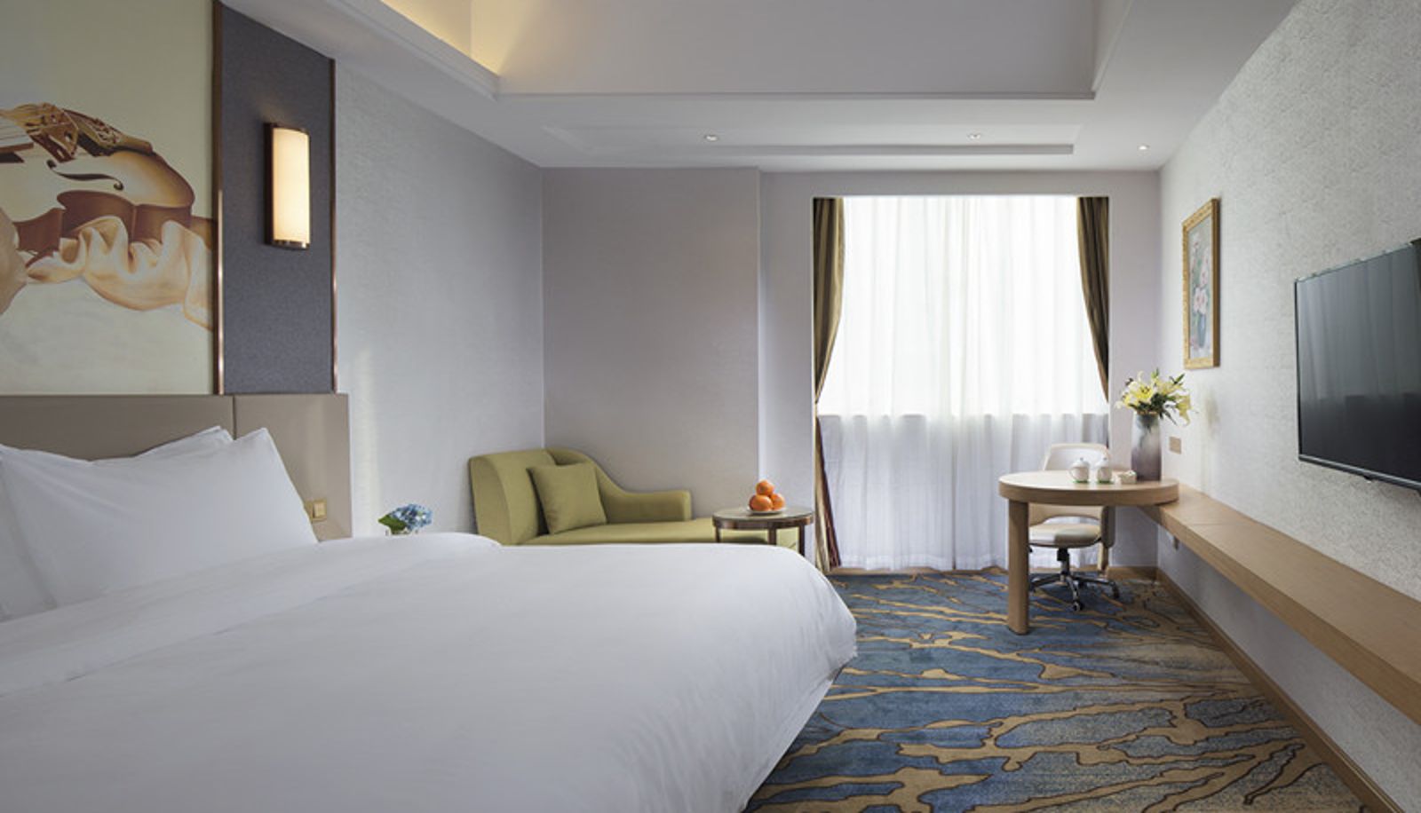 Zimmer - Vienna International Hotel Zhaoqing Central Lake V Lake View, Zhaoqing City Center