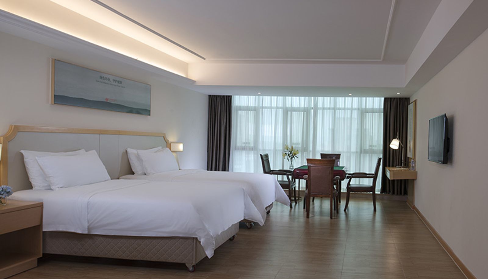 Zimmer - Vienna SanHao Guangdong University  of Science and Technology Trendy Play Center Lifeng City Plaza Hotel Shipai passenger station, Dongguan