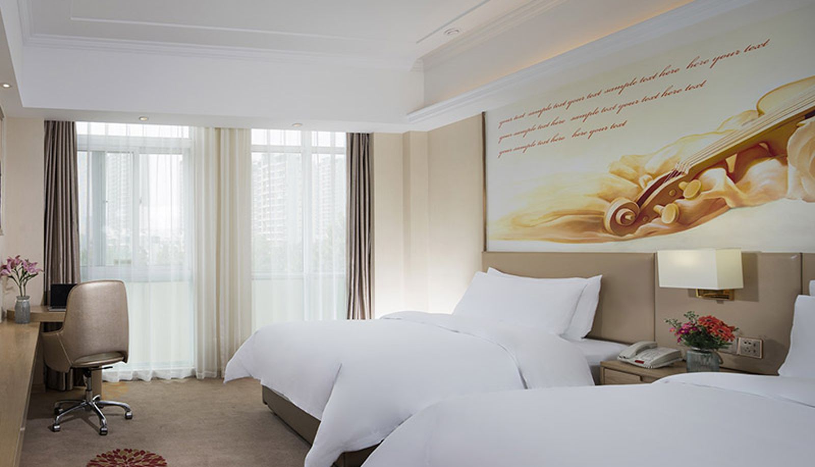Zimmer - Vienna Hotel (Zhengzhou hanghai square subway station Hotel) Zhengzhou navigation Plaza subway station
