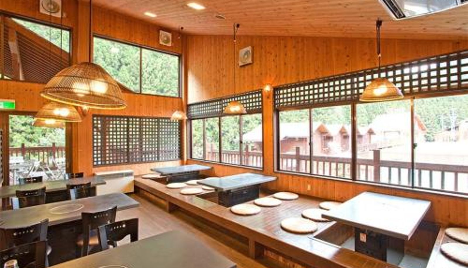 Sala de desayunos dentro del restaurante - Tamayura no Sato