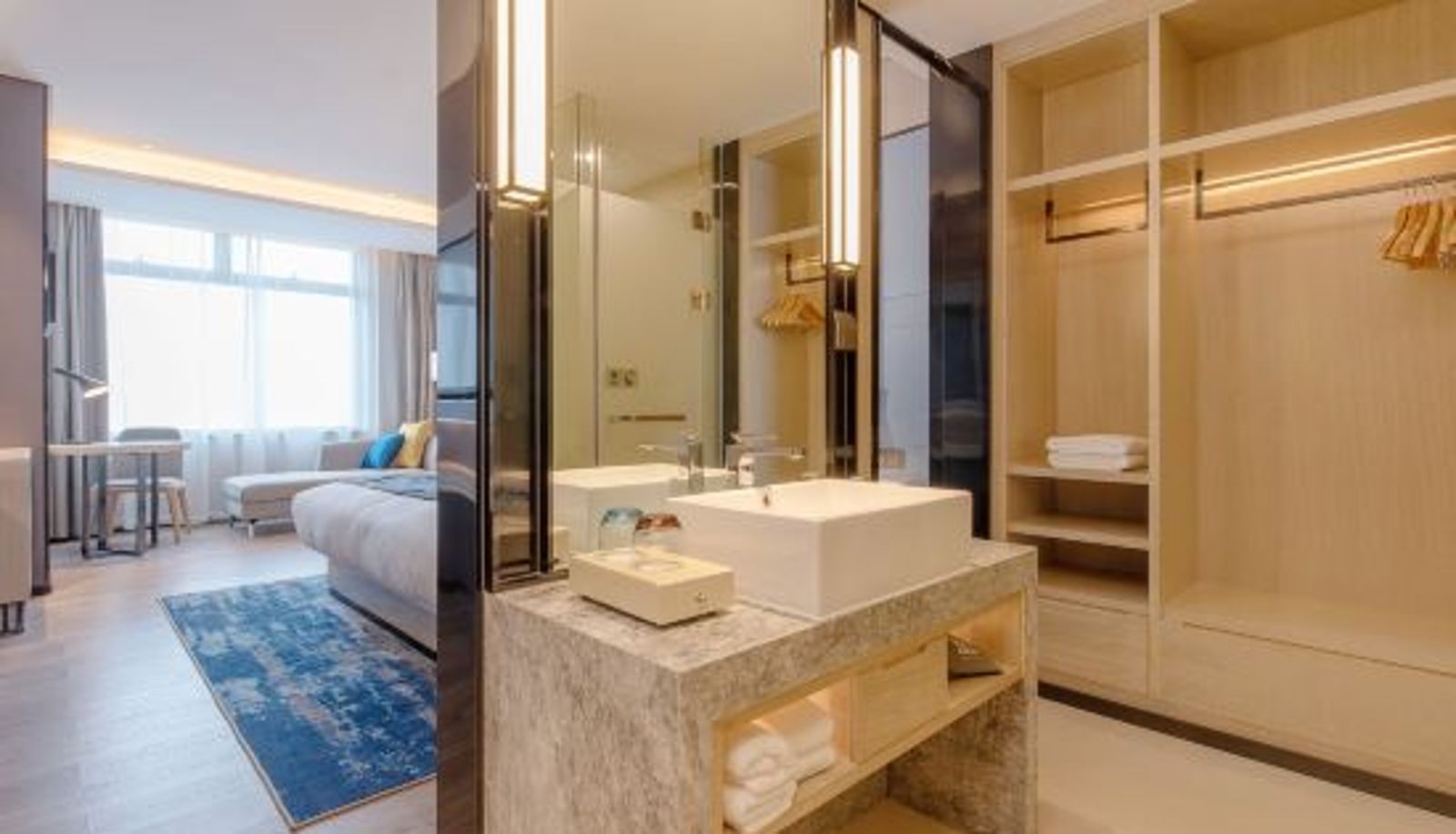 Zimmer - Echarm Hotel (Guangxi Sports Center Wuxiang Hangyangcheng)