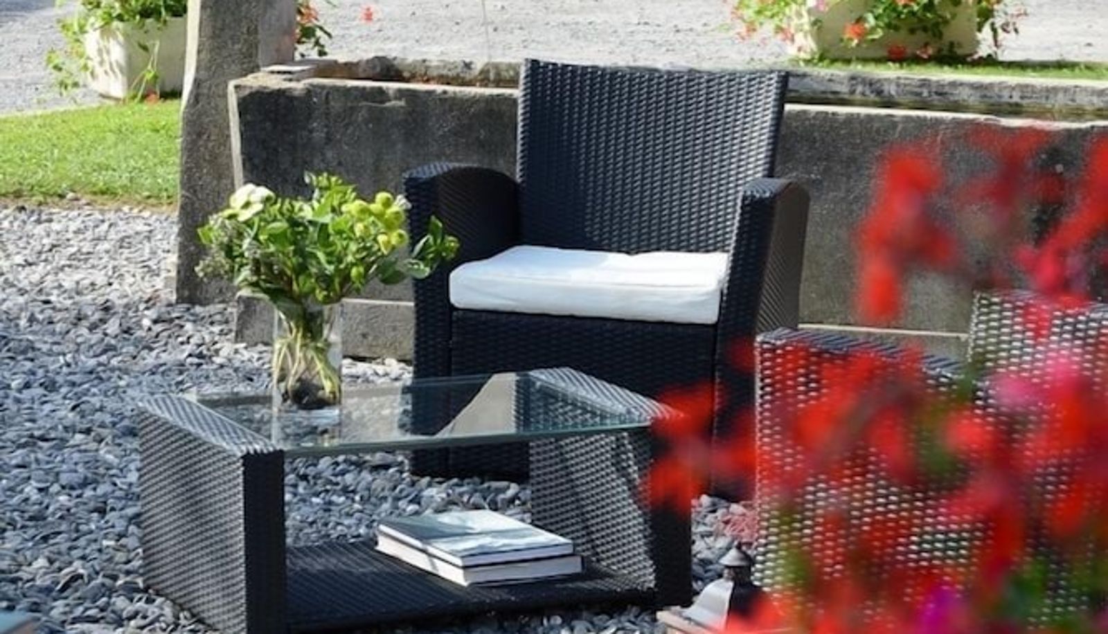 Garten - Café-Hôtel Le Morillon