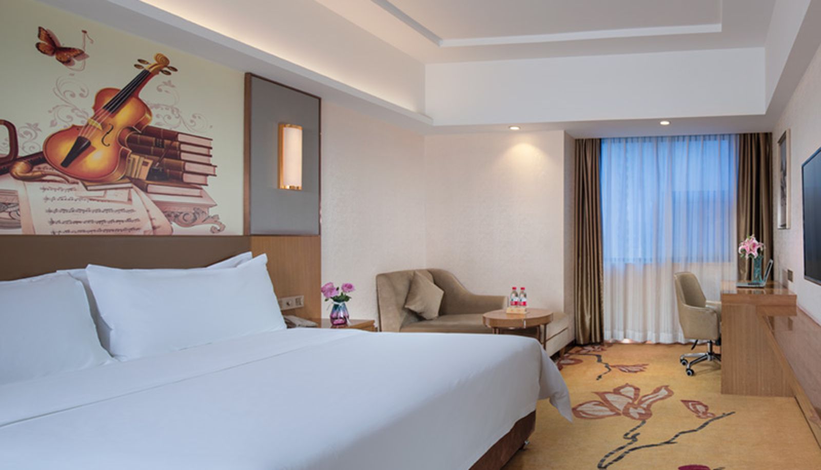 Habitación - Vienna Hotel Changsha Kaifu District Xiangjiang Century City Sulongqiao Subway Station Changsha Kaifu District Zhengfu Metro Station