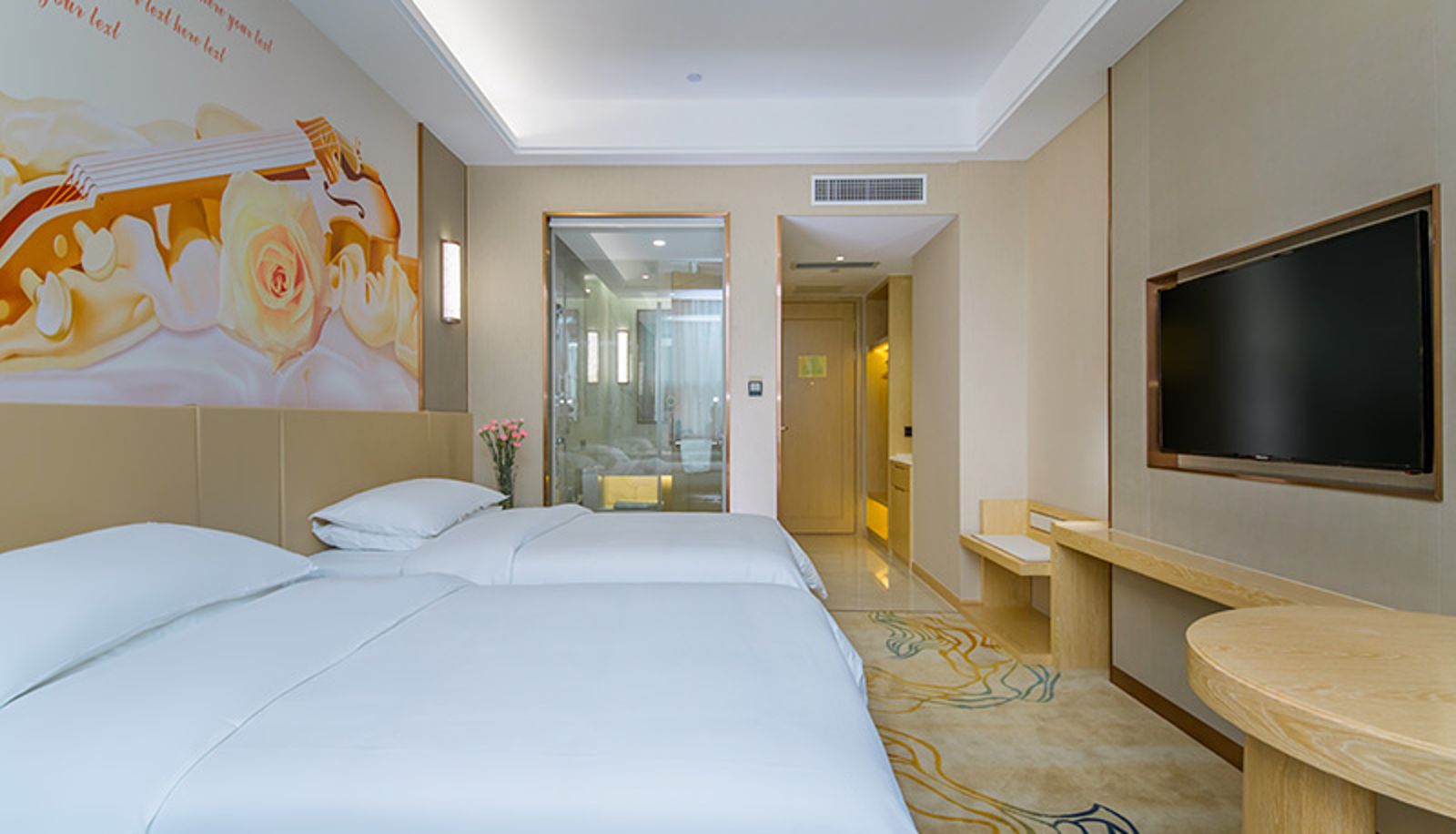 Zimmer - Vienna International Hotel Huanggang Normal University Huanggang Normal College Ruitian Plaza