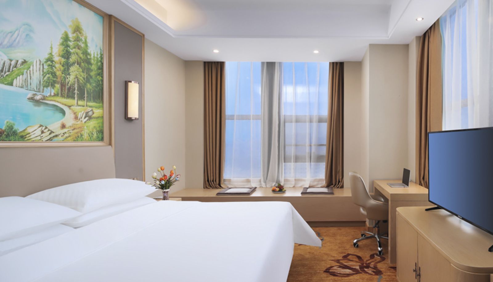 Zimmer - Vienna International Hotel  Shandong Taian highspe Tai'an High Speed Railway Station