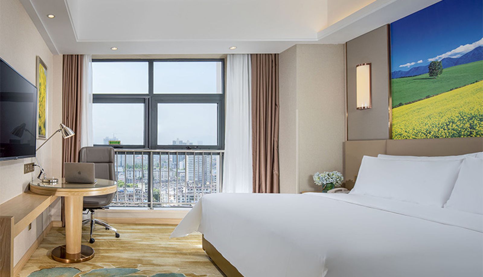 Pokój - Vienna Hotel Hanzhong high speed railway station Xinghan Shengjing Branch Hanzhong High Speed Railway Station