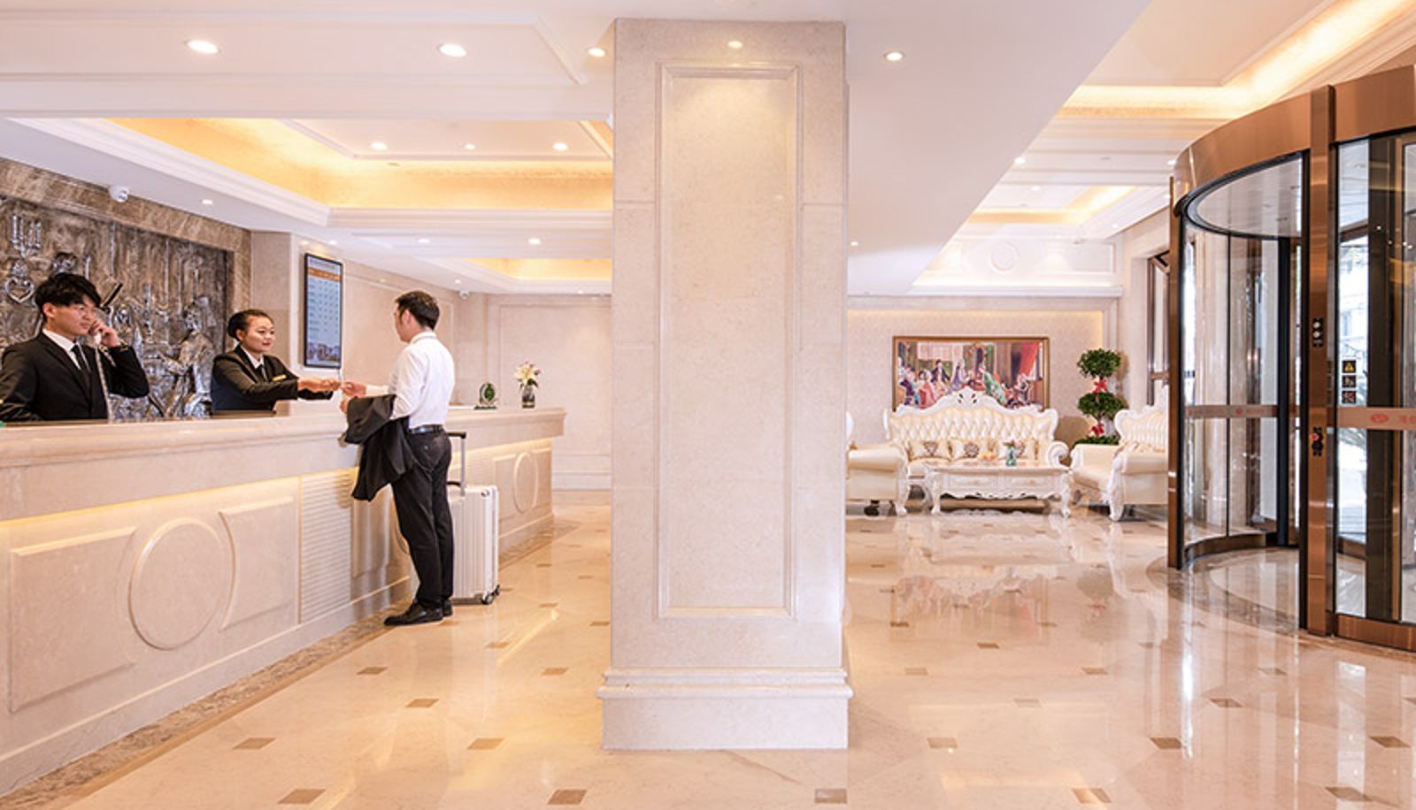 Hall - Vienna Hotel(Fifth Avenue Friendship Road Cultural Center Subway Station Hotel) Tianjin Youyi Road Wudadao