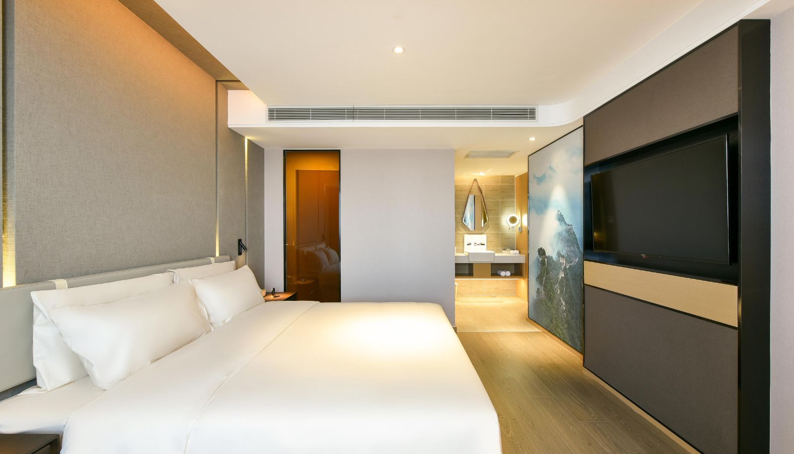 Zimmer - Atour Hotel at Liyuan Subway Station in Tongzhou  Beijing Beijing ,Tongzhou Liyuan MTR Station
