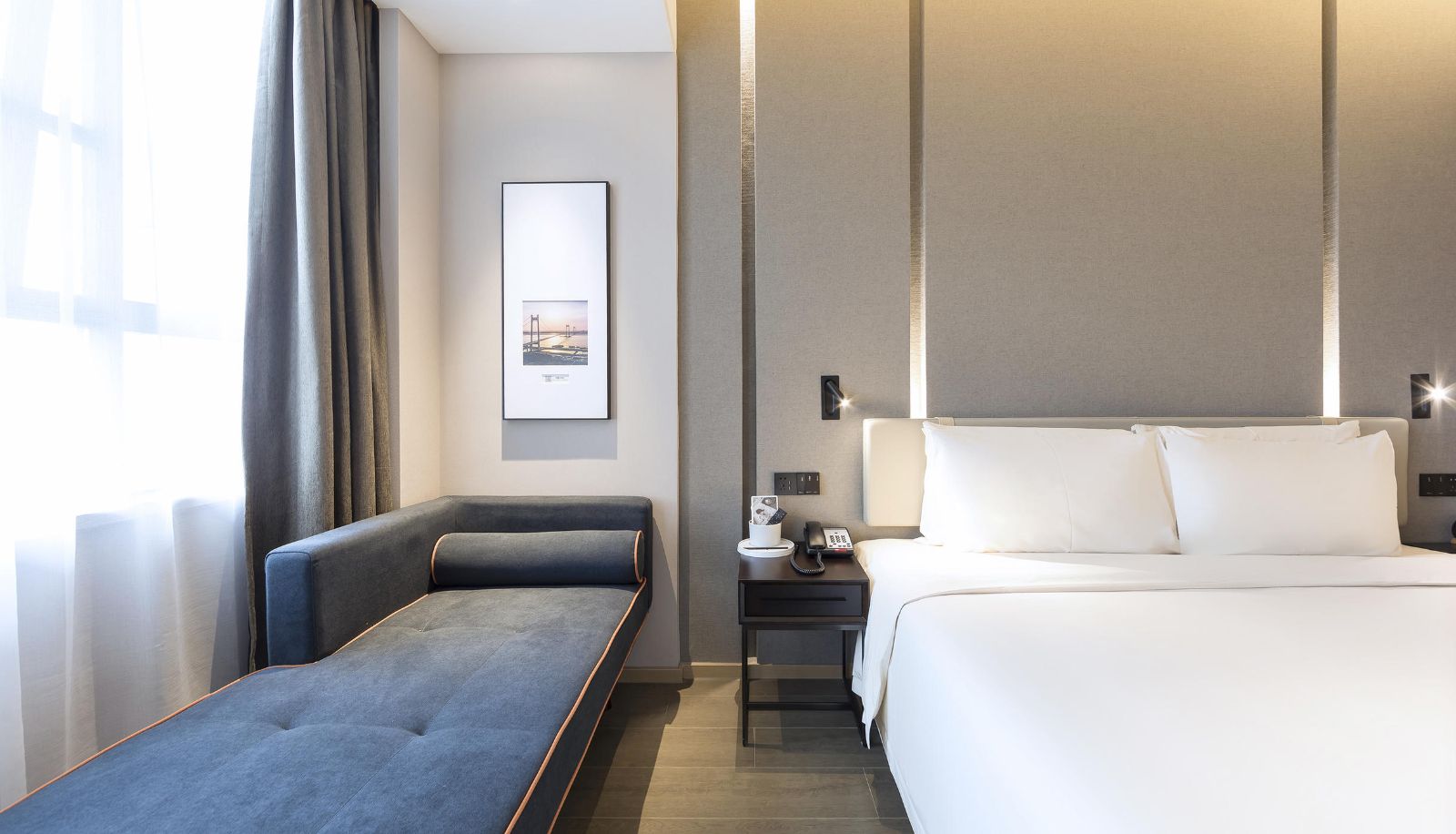 Room - Atour Hotel  Taibai Avenue  Ma'anshan Government Square Maanshan city hall Plaza