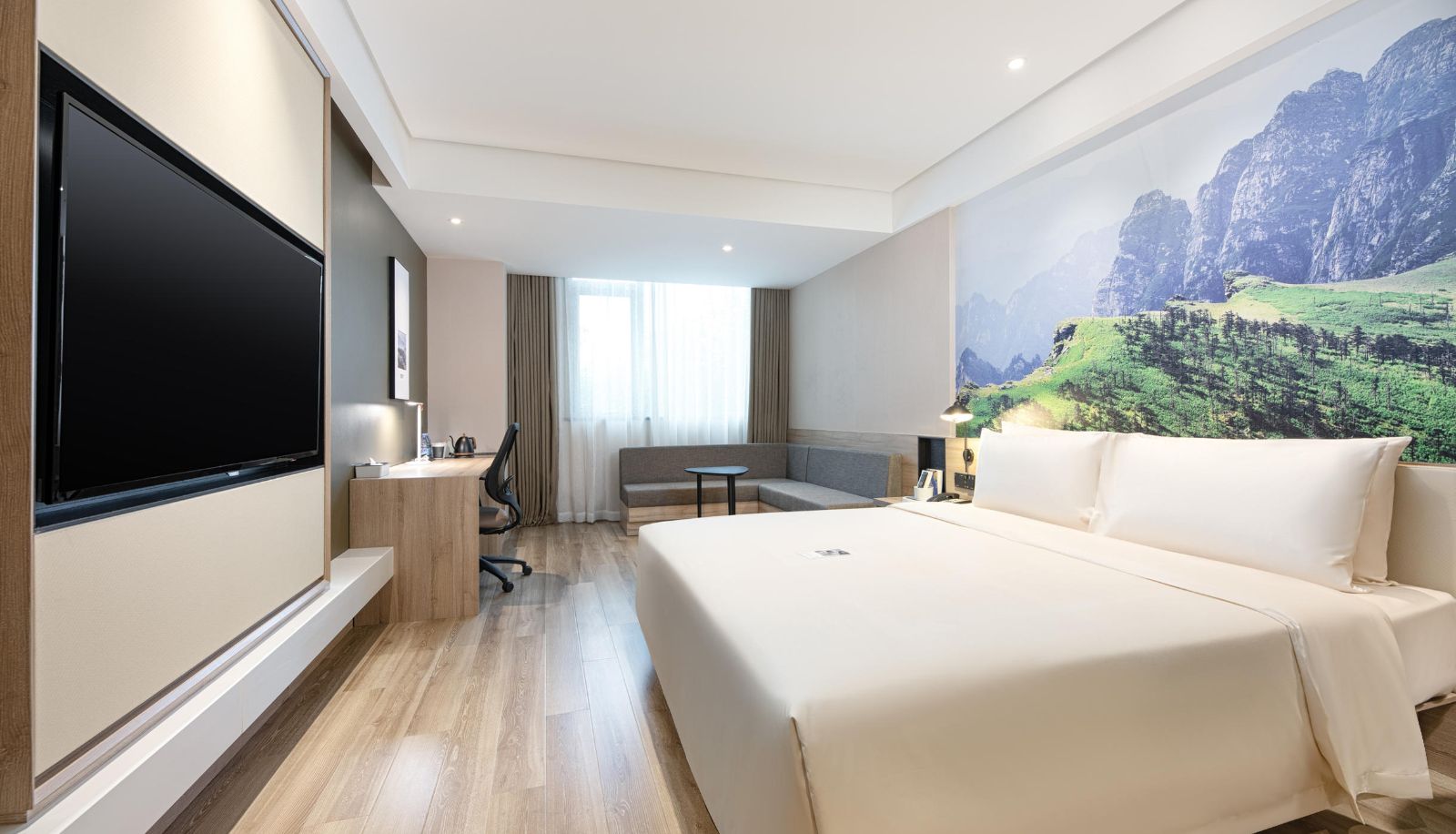 Zimmer - Xi'an Xianyang International Airport Atour Hotel Xian Xianyang International Airport