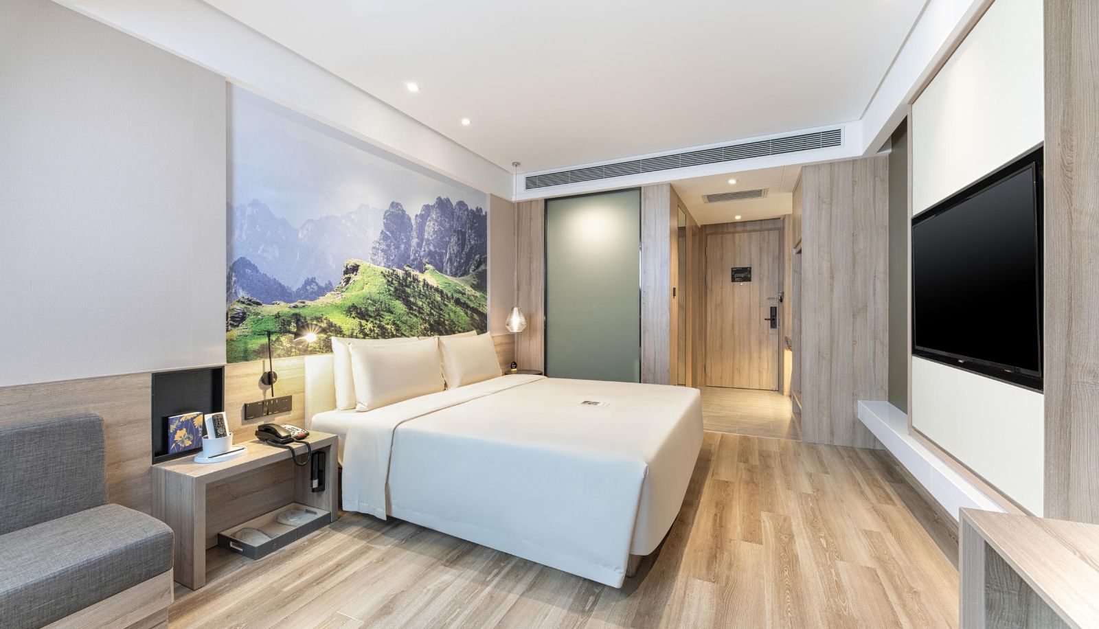 Zimmer - Xi'an Xianyang International Airport Atour Hotel Xian Xianyang International Airport