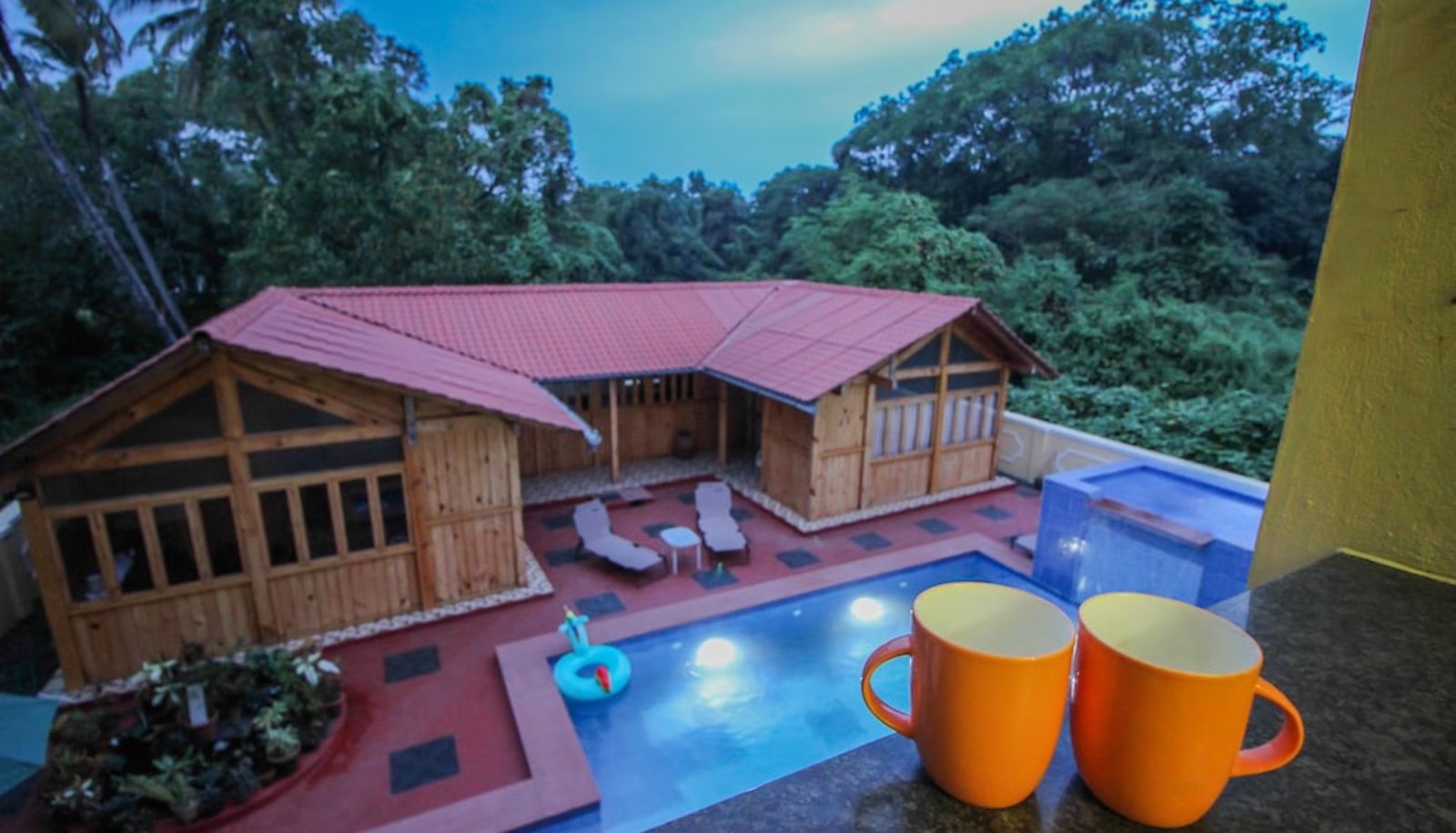 Piscina - OYO 10723 Home Pool View Studio Colva