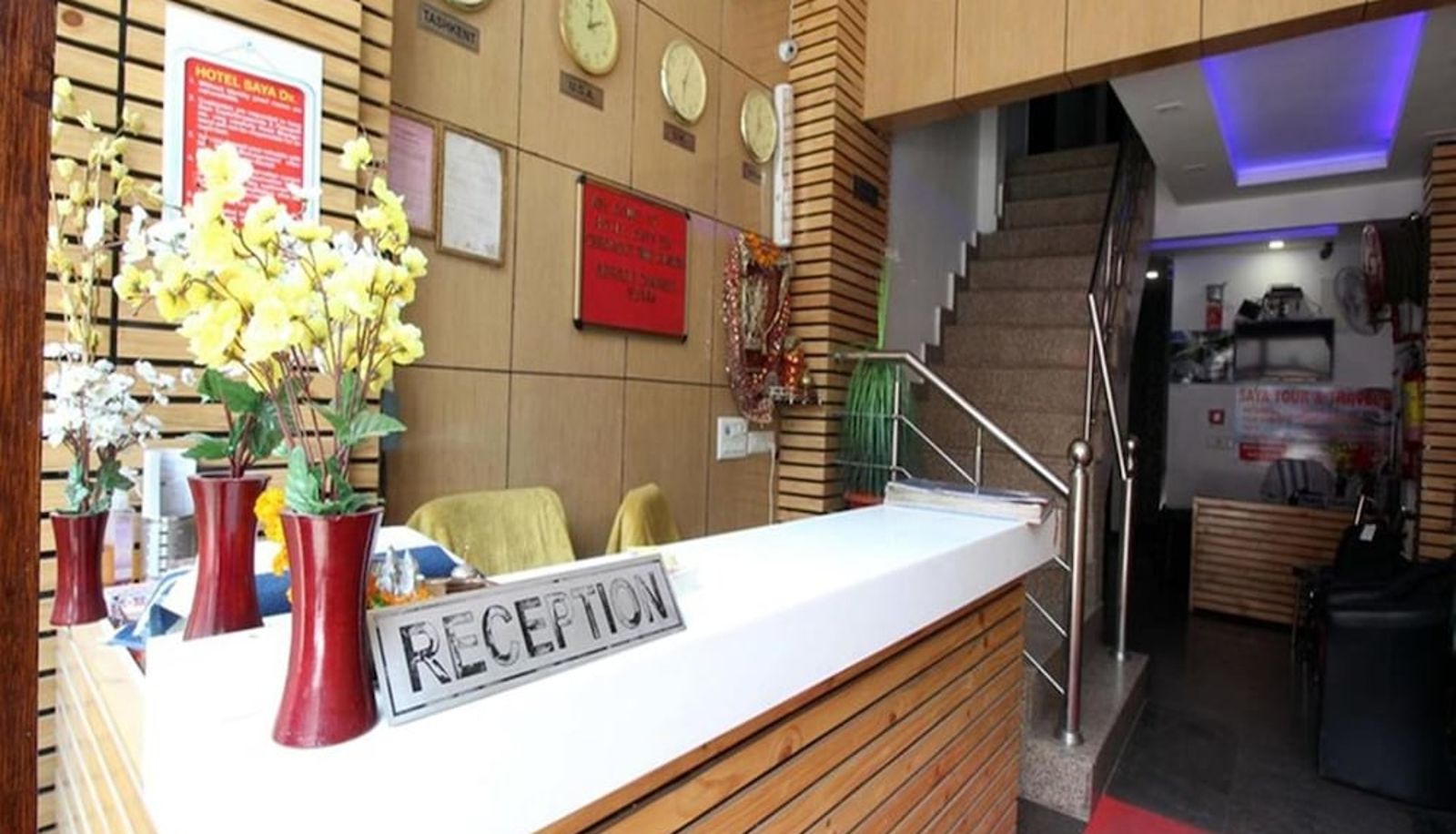 Rezeption - Hotel Saya - New Delhi Railway Station