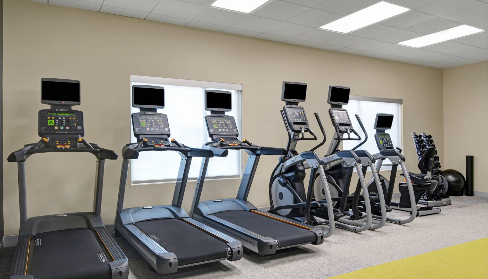 Zona de bienestar y gimnasio - TownePlace Suites by Marriott Sumter