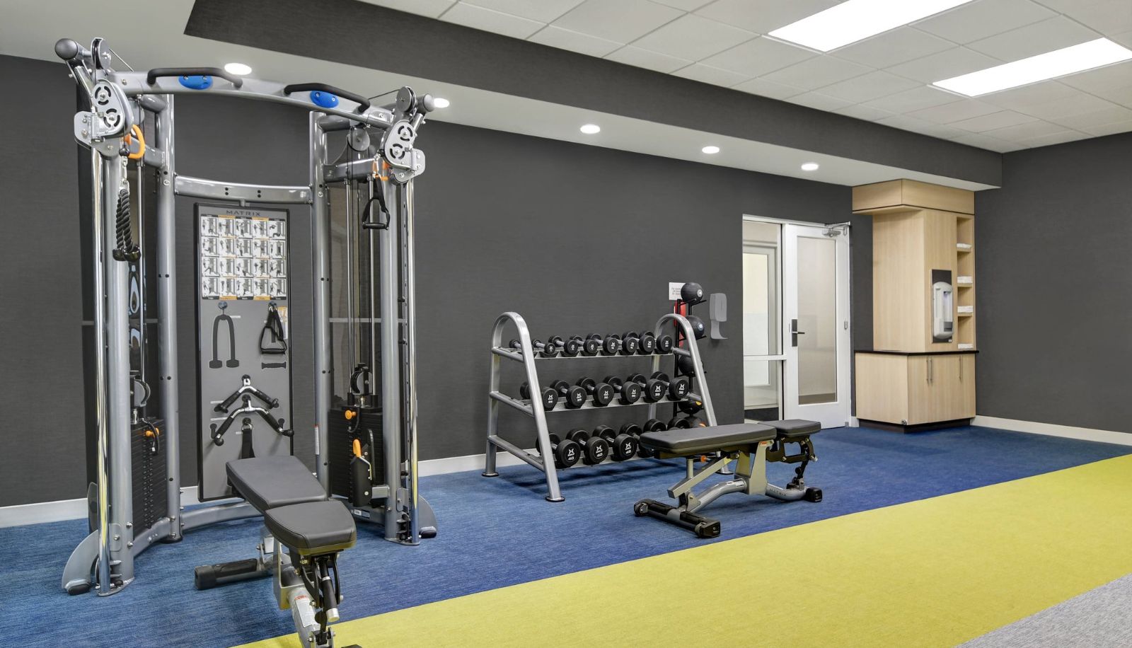 Zona de bienestar y gimnasio - TownePlace Suites by Marriott Sumter