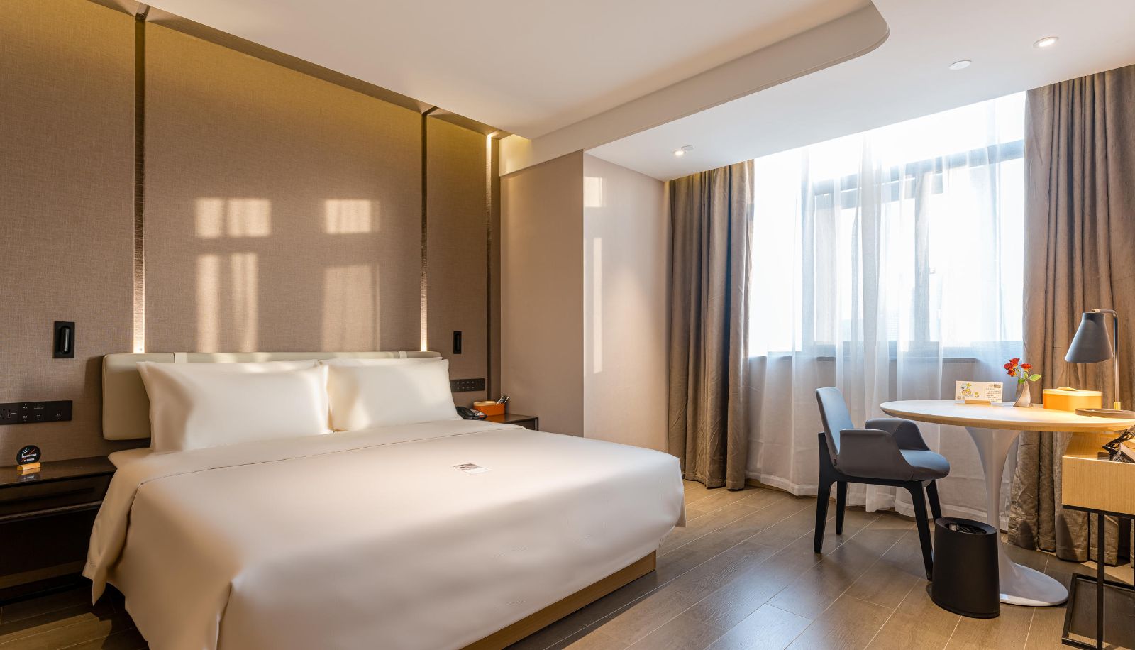 Zimmer - Changzhou Wujin Science and Education City Atour Hotel