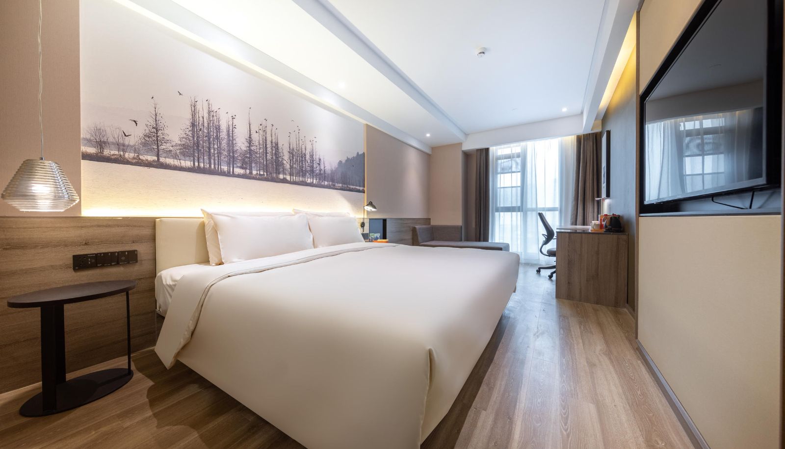 Pokój - Wuhan Optics Valley Youth Hui Financial Port Atour Hotel