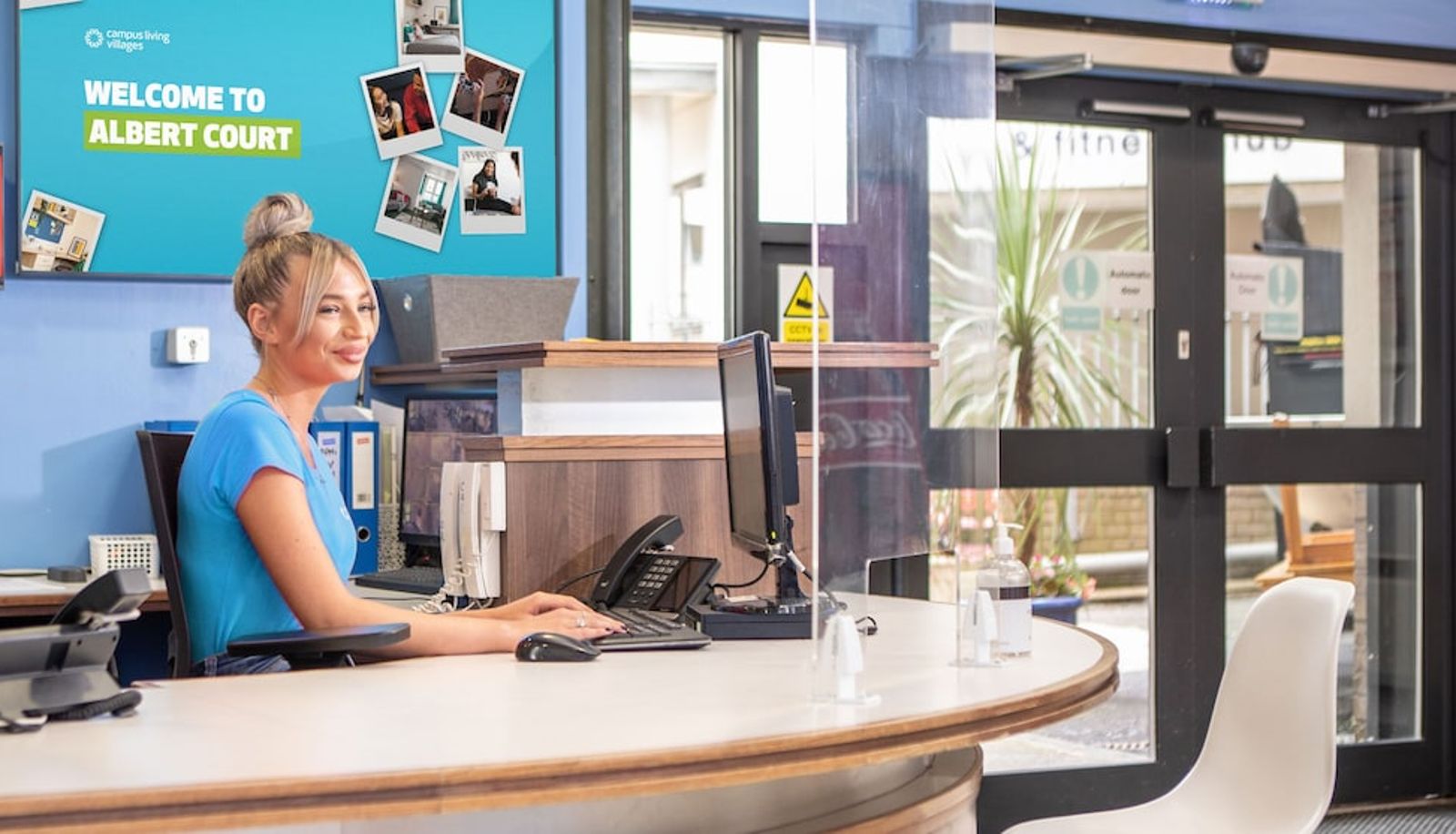 Reception - Albert Court - Campus Accommodation