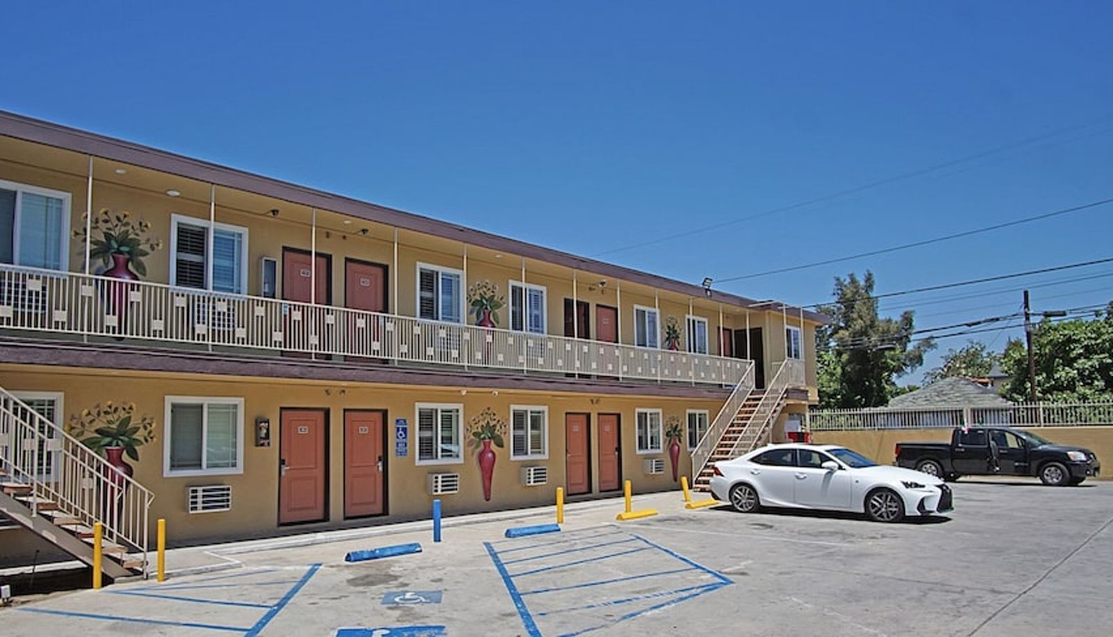 Area esterna dell'hotel - Rosa Bell Motel - Los Angeles