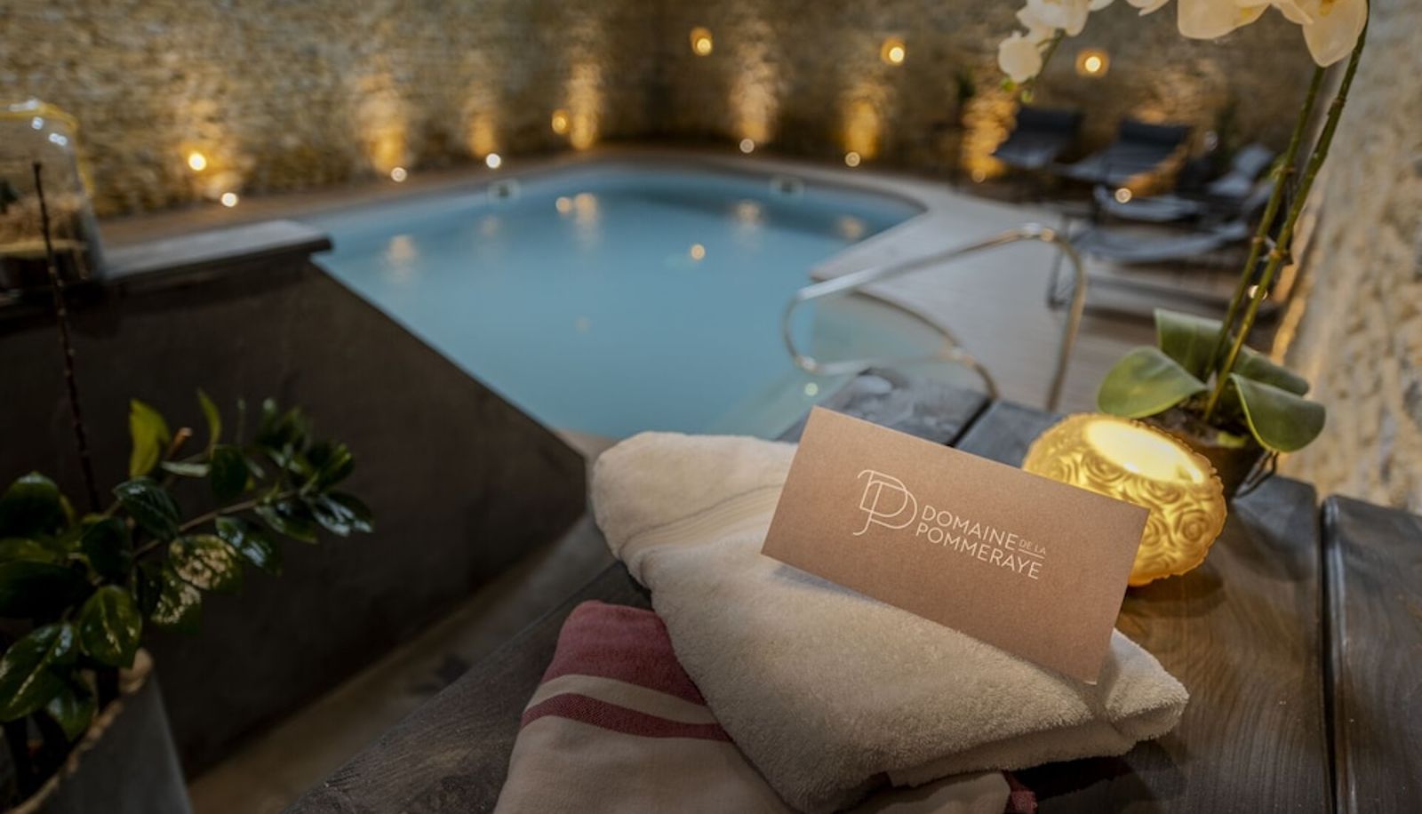 Pool - Au Domaine de la Pommeraye & Spa