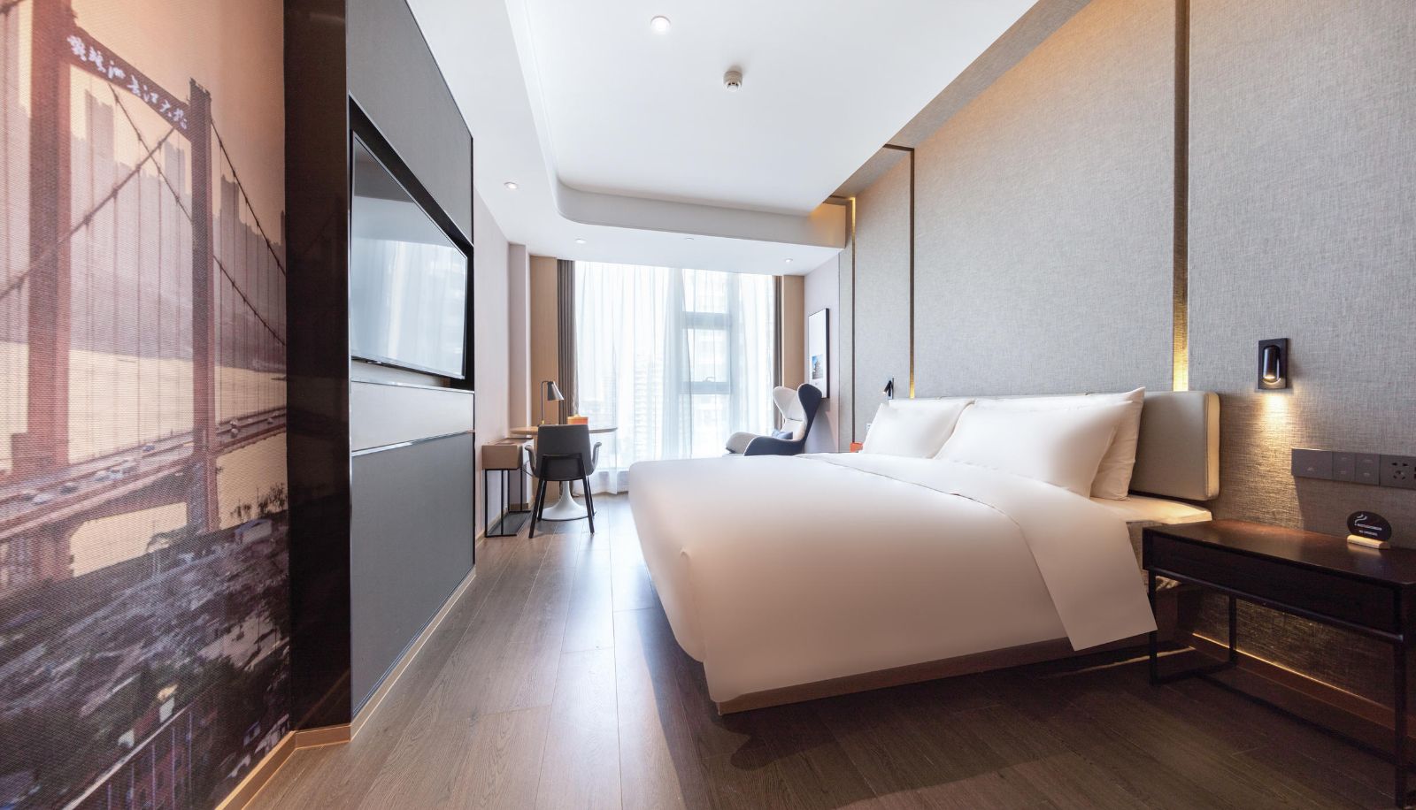 Kamer - Wuhan Tiandi Hankou Jiangtan Atour Hotel Wuhan Tiandi Hankou jiangtan
