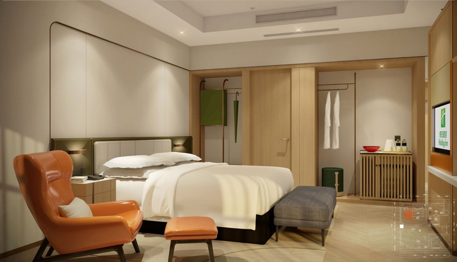 Zimmer - Holiday Inn CHONGQING GUANYINQIAO by IHG