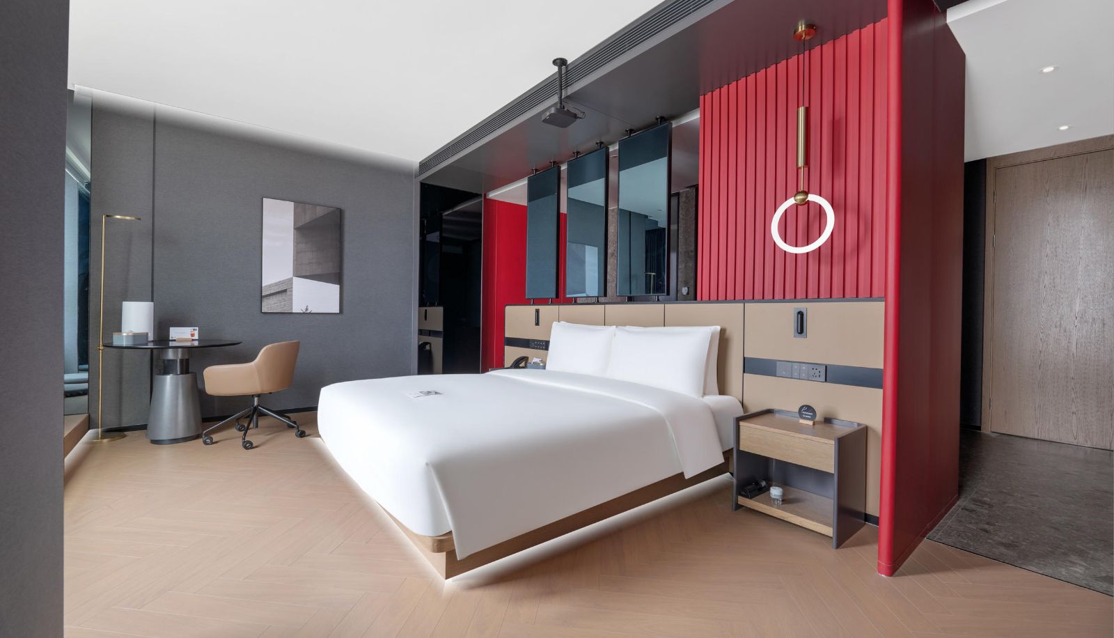 Zimmer - Lanzhou Convention and Exhibition Center Gaogao Hejing Atour S Hotel Lanzhou Convention and Exhibition Center Tianxing riverside era