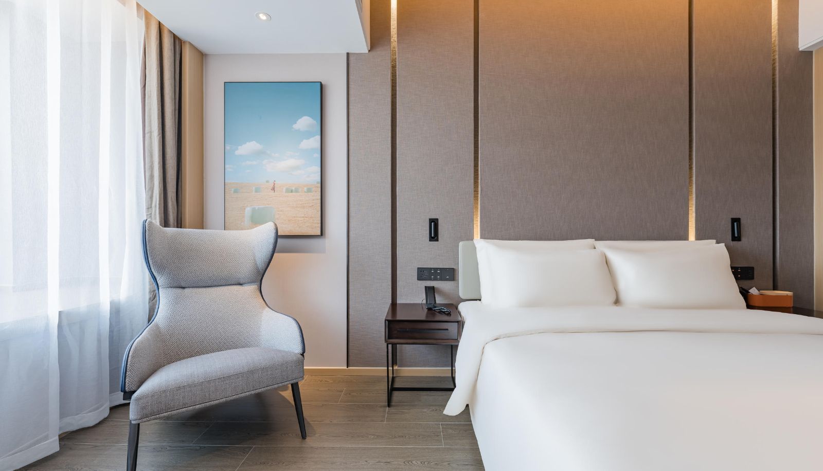 Zimmer - Atour Hotel  Qianrong Road  Yuantouzhu Scenic Area  Wuxi Yuantouzhu Qianrong Road