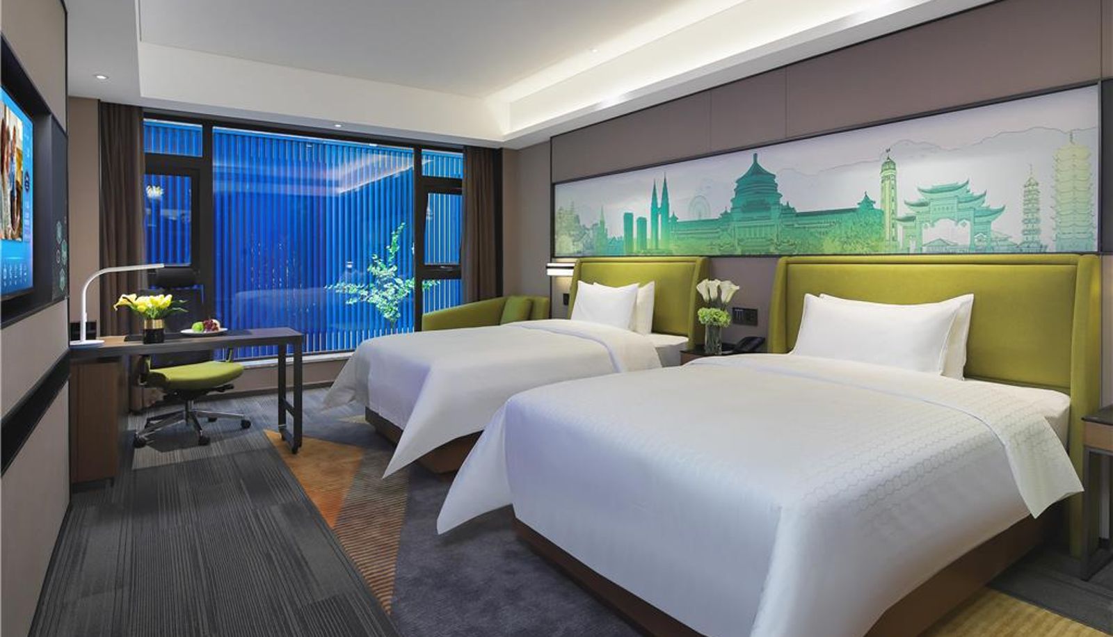 Kamer - Hampton by Hilton Chongqing Jiangbei Guanyinqiao Pedestrian Street