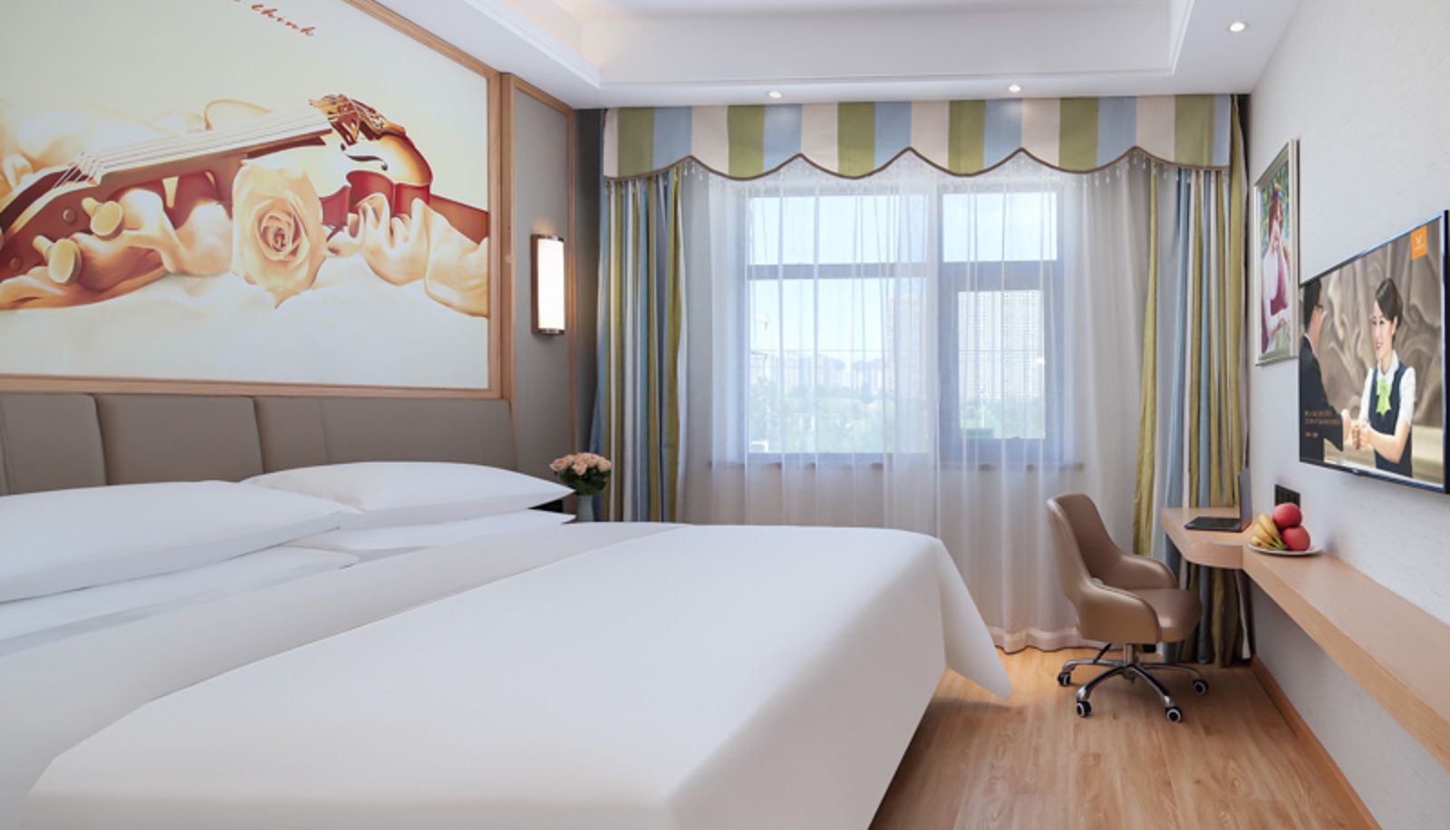 Zimmer - Vienna SanHao Hotel (Henan Pingdingshan Ruzhou Chaoyang Middle Road Hotel)