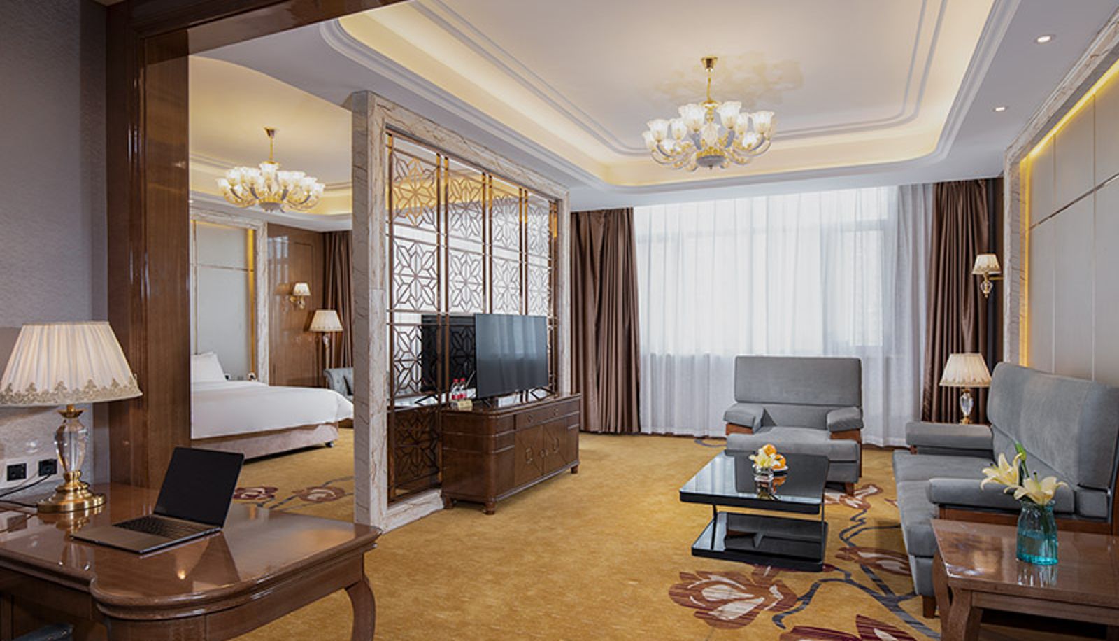 Zimmer - Vienna Hotel(Wuwei Wanda Raiway Station Hotel)