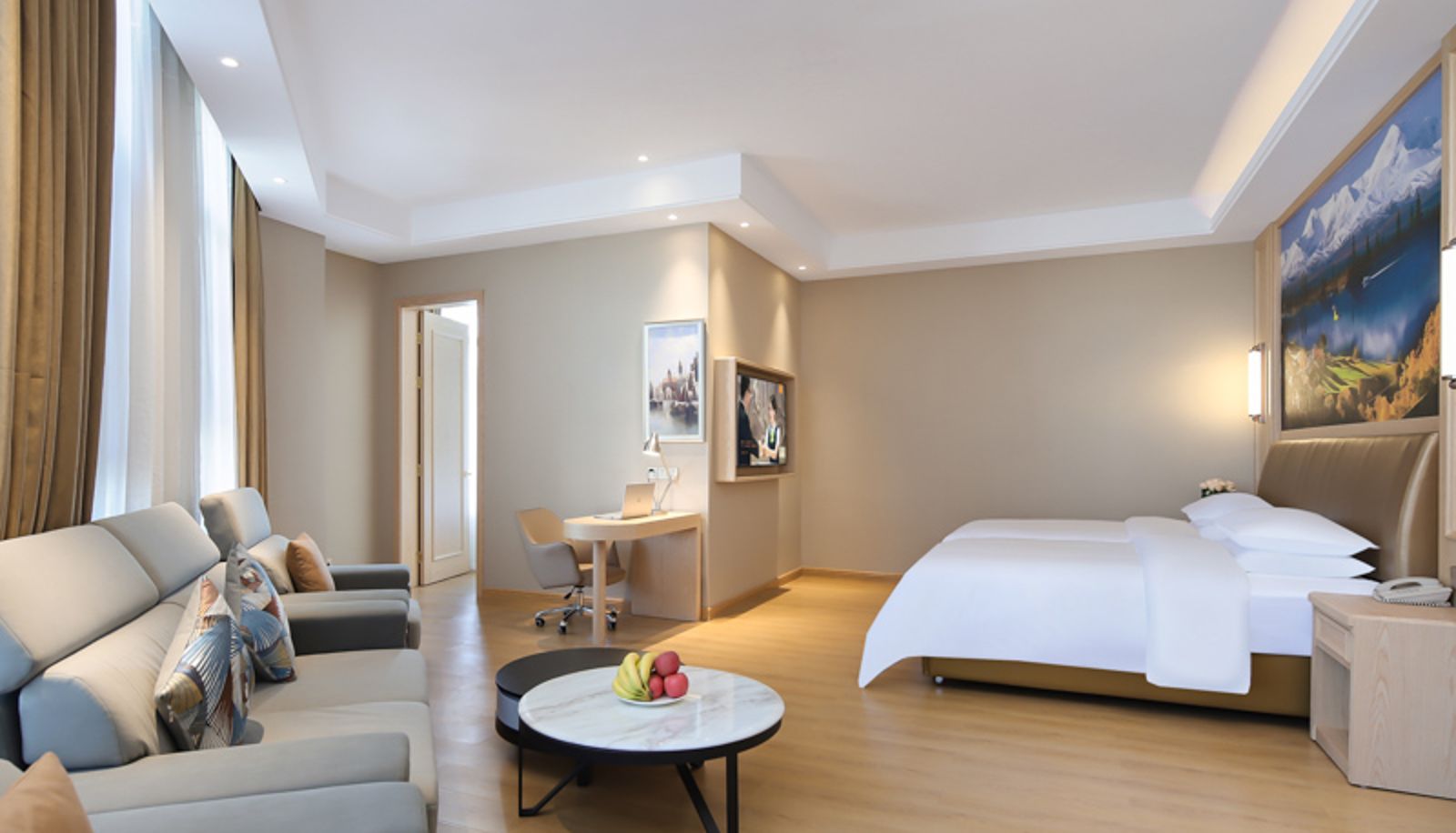 Zimmer - vienna hotel(Shanxi Datong Gaotiezhan Dongxiguoji Street Hotel)