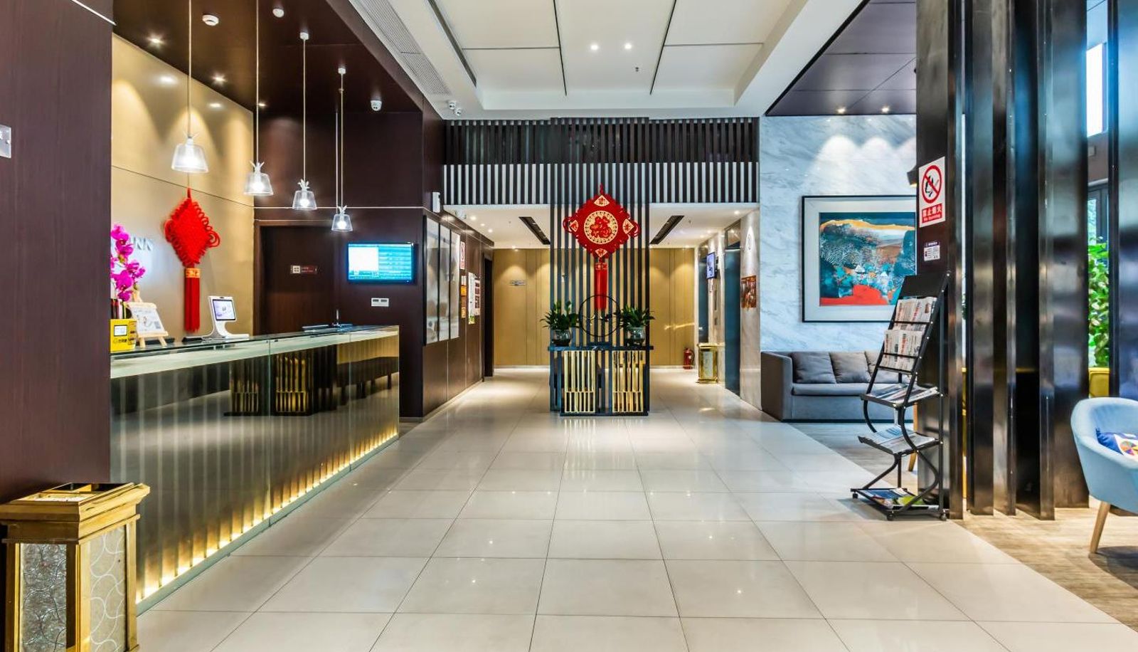 Lobby - Hangzhou Jinjiang Inn Select Riverside University Town Puyan Subway Station