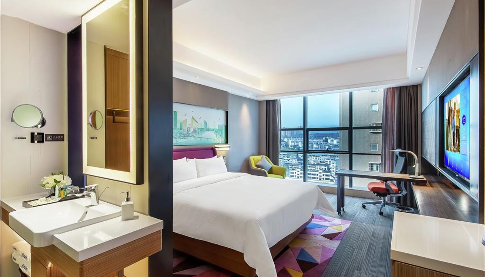 Chambre - Hampton by Hilton Guangyuan Lizhou Square