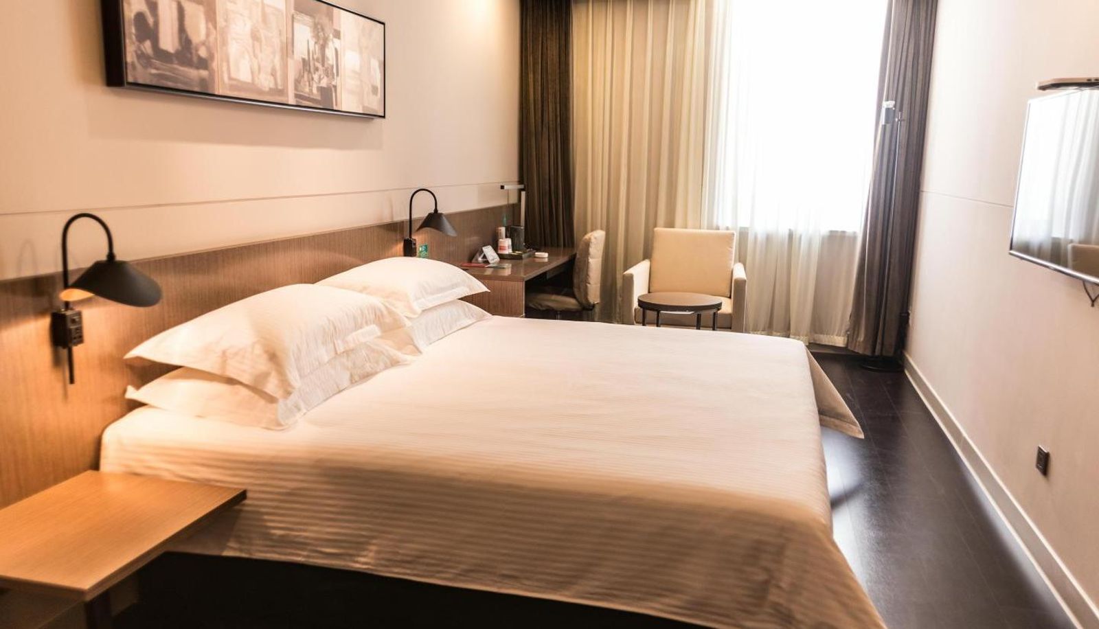 Chambre - Jinjiang Inn Hohhot Genghis Khan square subway station hotel