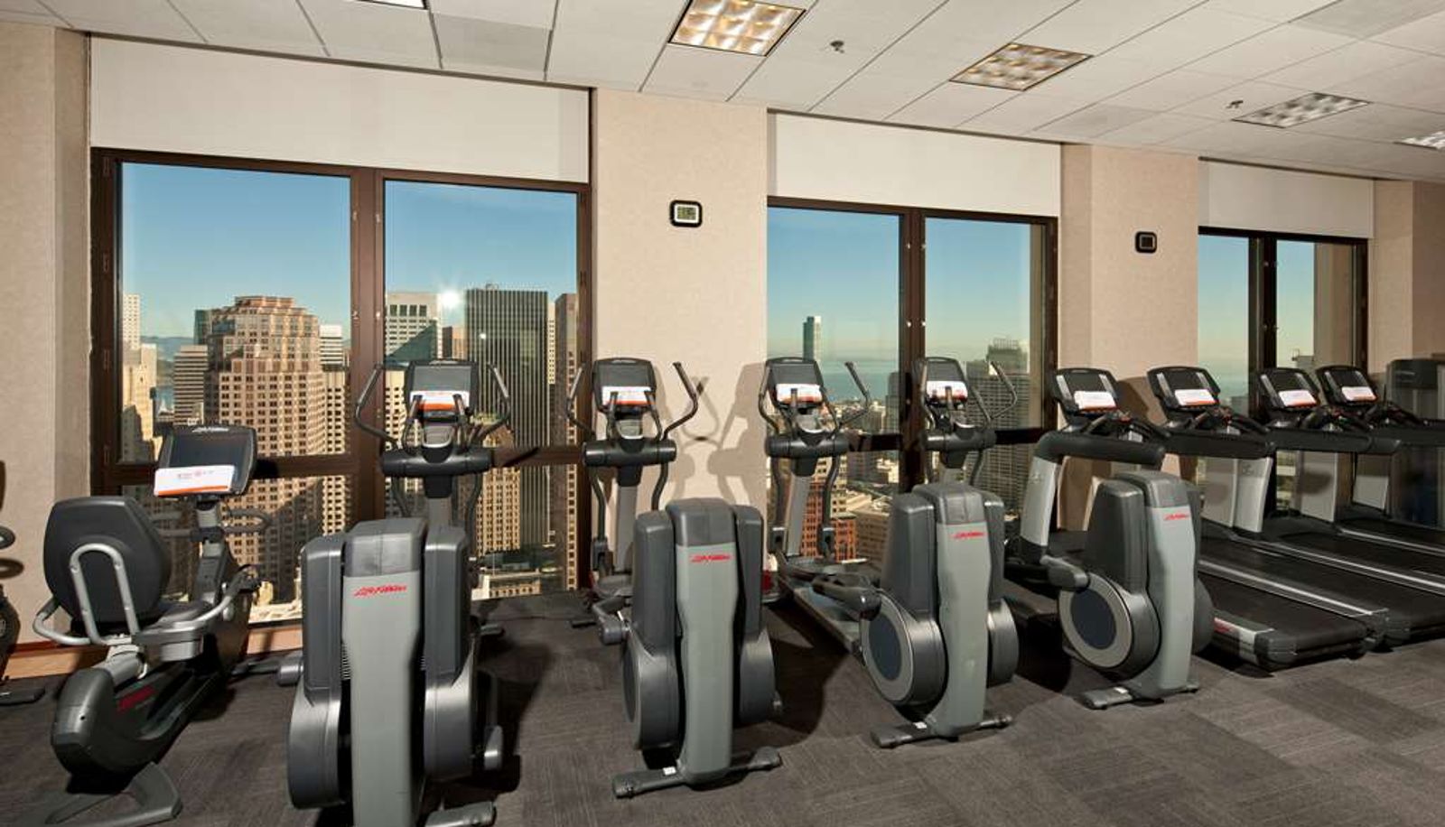 Wellness and fitness area - Grand Hyatt San Francisco Union Square