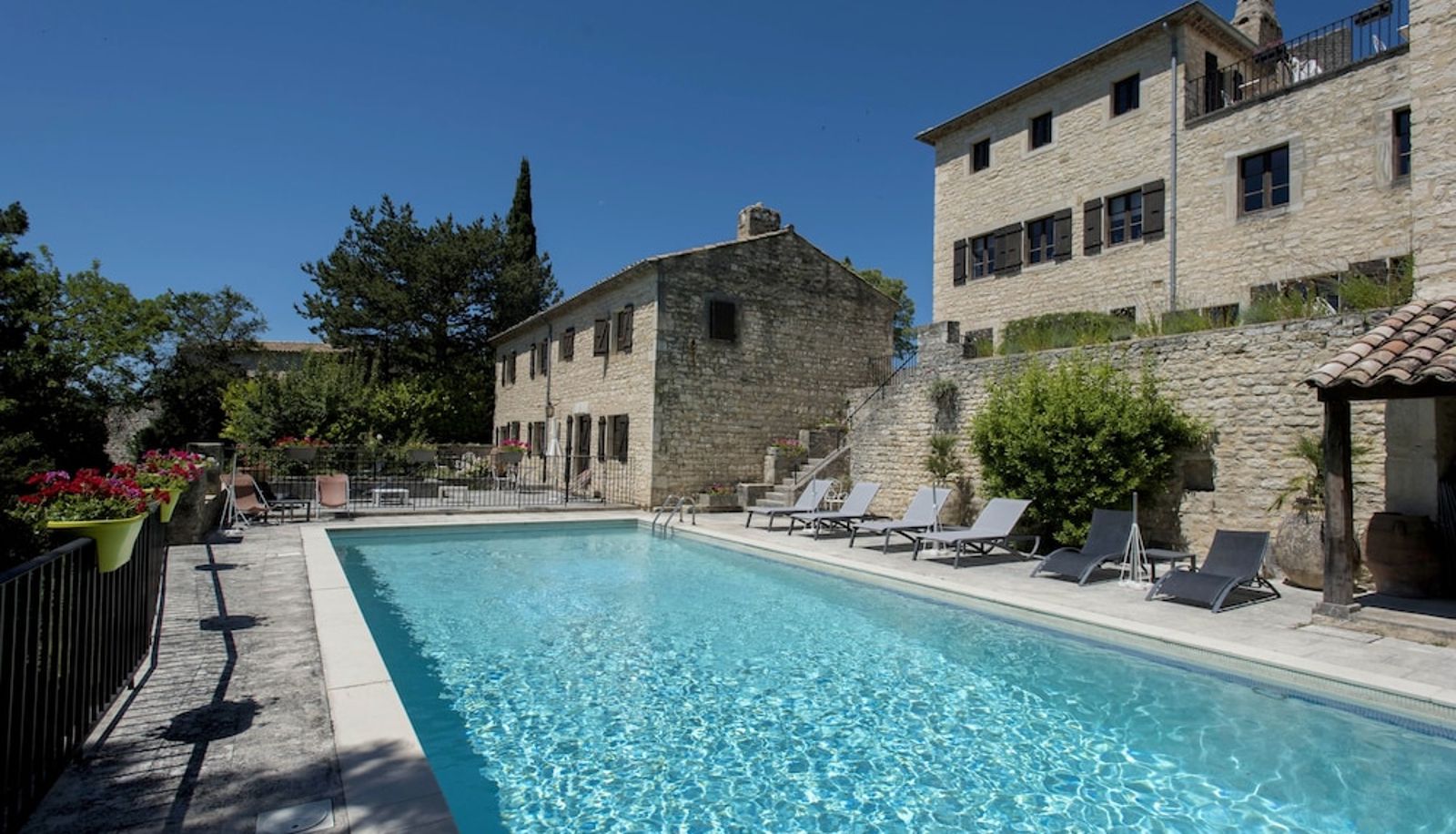 Zwembad - Hotel les Hospitaliers Logis