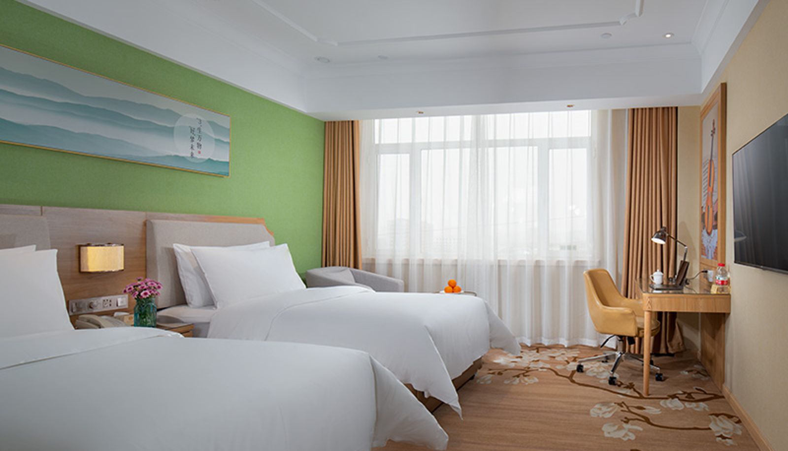 Zimmer - Vienna SanHao  Hotel (Shijazhuang Luquan Development  zone  Hotel)