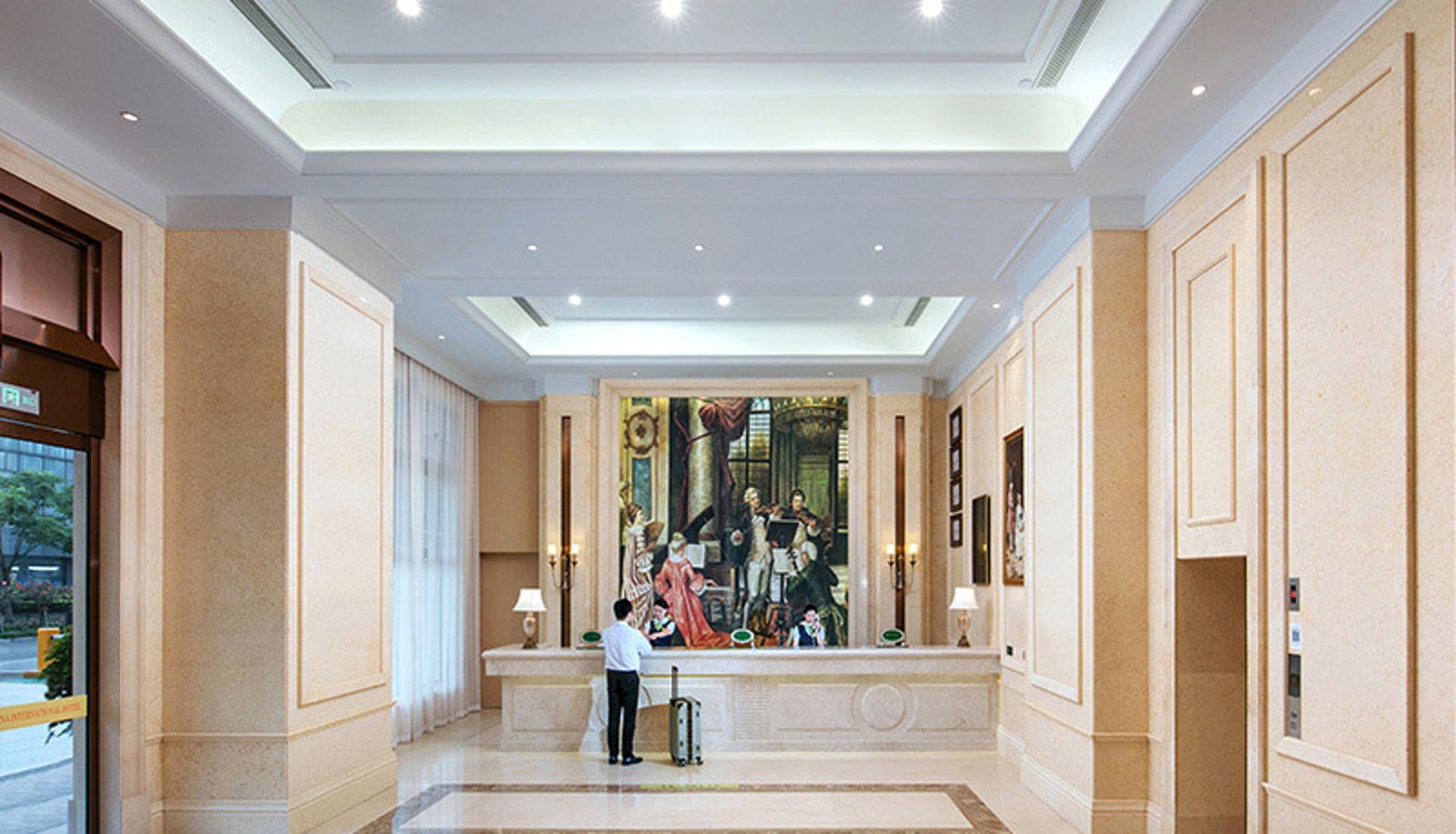 Vue extérieure - Vienna International Hotel Yangzhou Wanda Plaza at