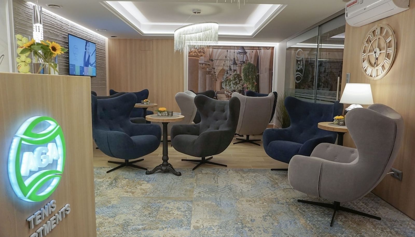Reception - AGA Tenis Apartments by Radwanska