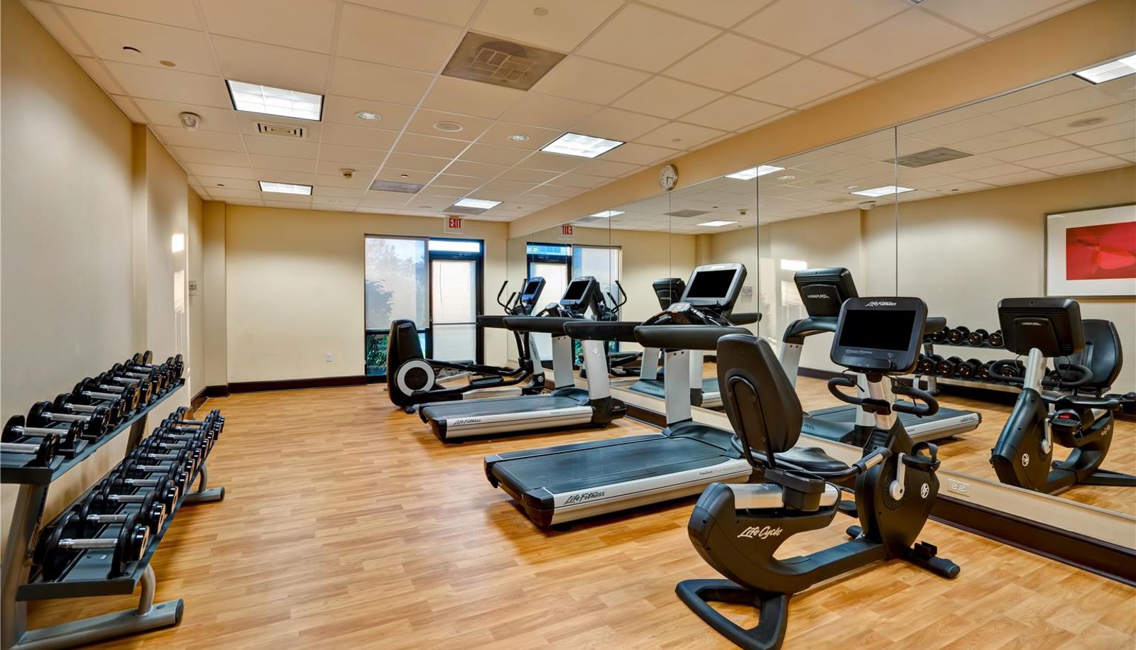 Wellness and fitness area - Hyatt Place Baltimore BWI Airport