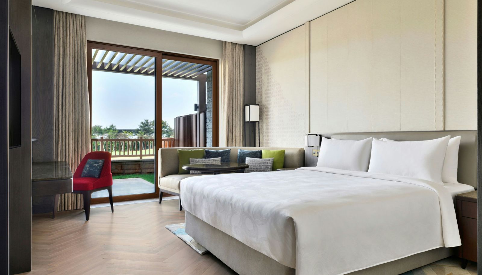Chambre - JW Marriott Bengaluru Prestige Golfshire Resort and Spa