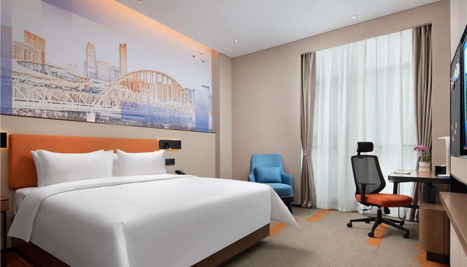 Room - Hampton by Hilton Hefei West Railway Station Sili River