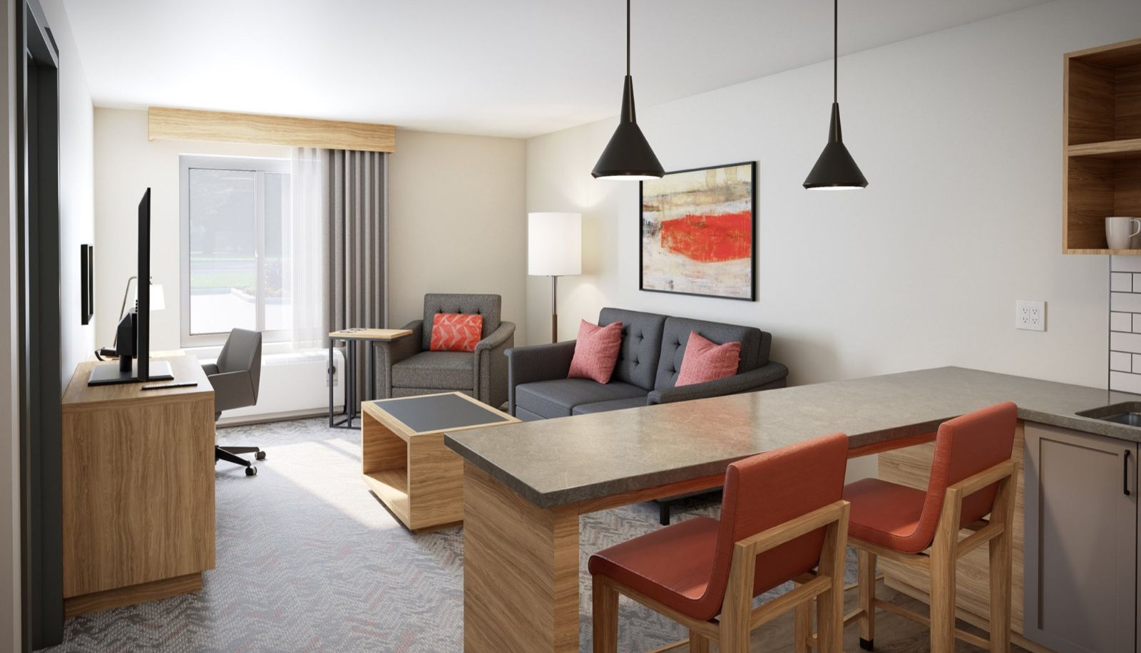 Zimmer - Candlewood Suites DETROIT - AUBURN HILLS by IHG