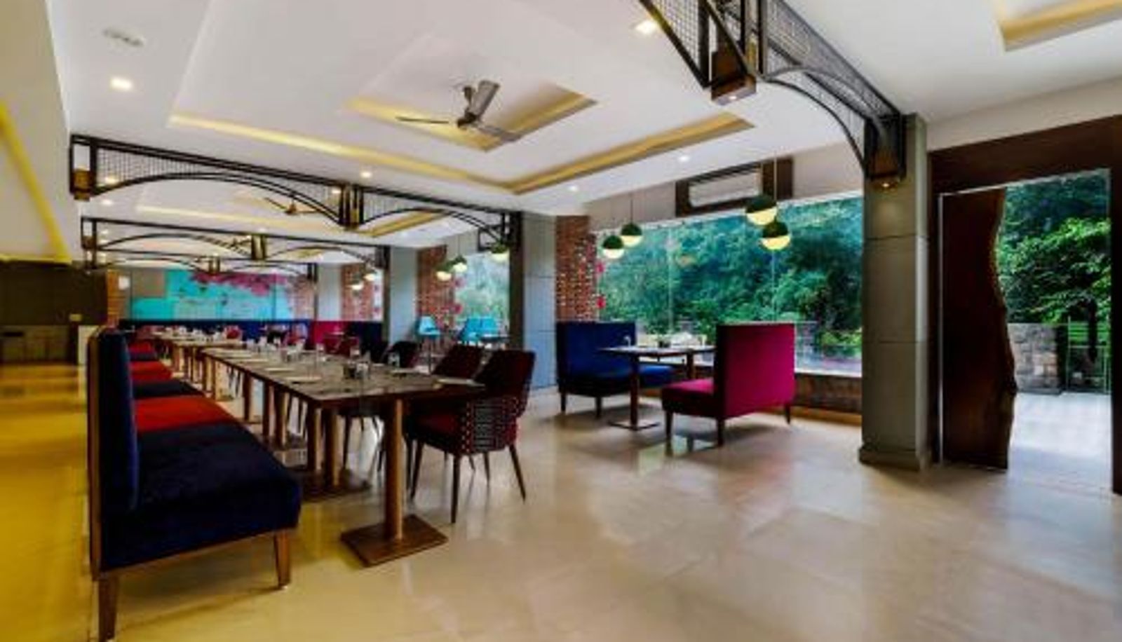Breakfast room within the restaurant - Summit By The Ganges Beach Resort & Spa