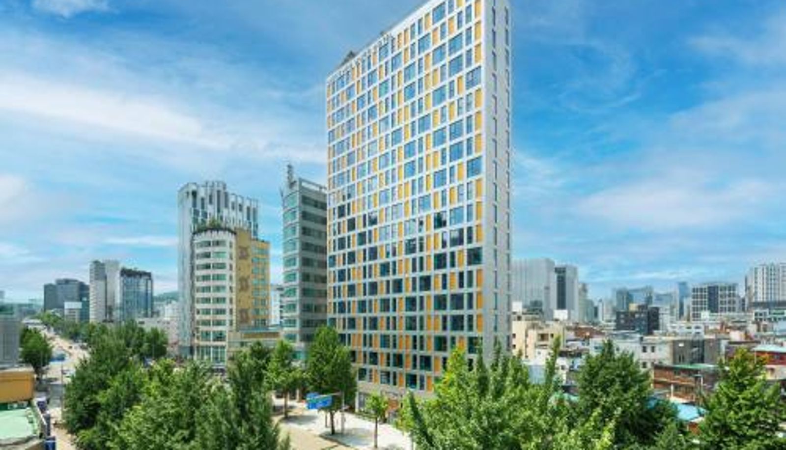 Zewnętrzna część hotelu - Mercure Ambassador Seoul Dongdaemun