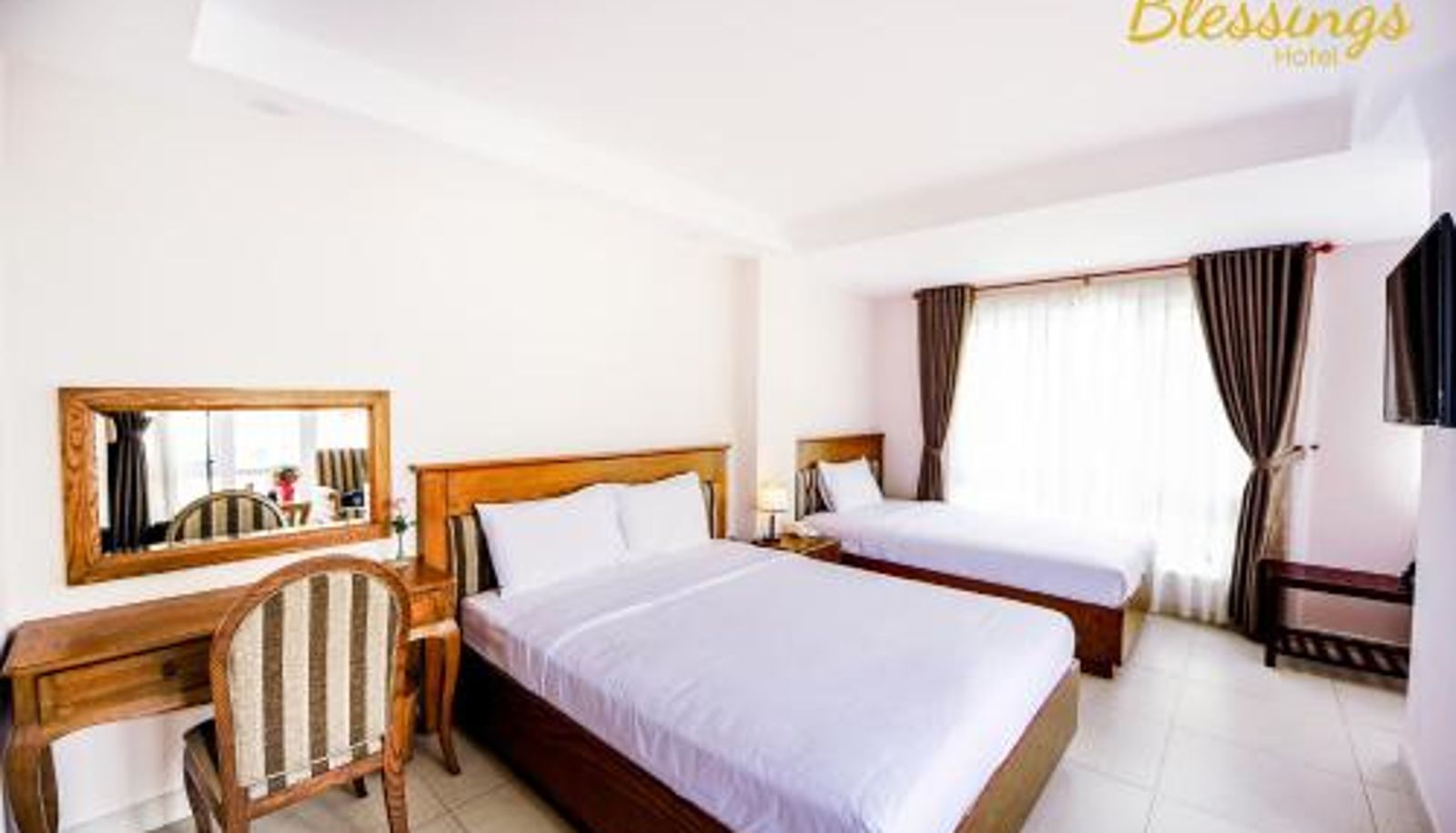 Zimmer - Thiên Tứ Blessings Hotel江山民宿范五老街胡志明市